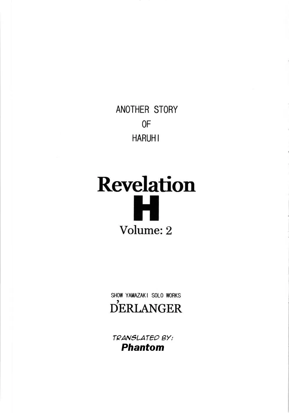 The Melancholy Of Haruhi Suzumiya,Revelation H Volume: 2 [English][第2页]