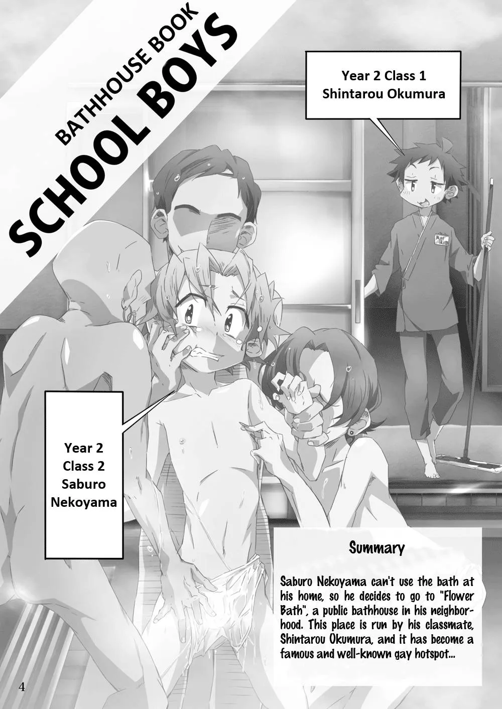 Original,School Boys Sentou Hen | Bathhouse Book [English][第4页]