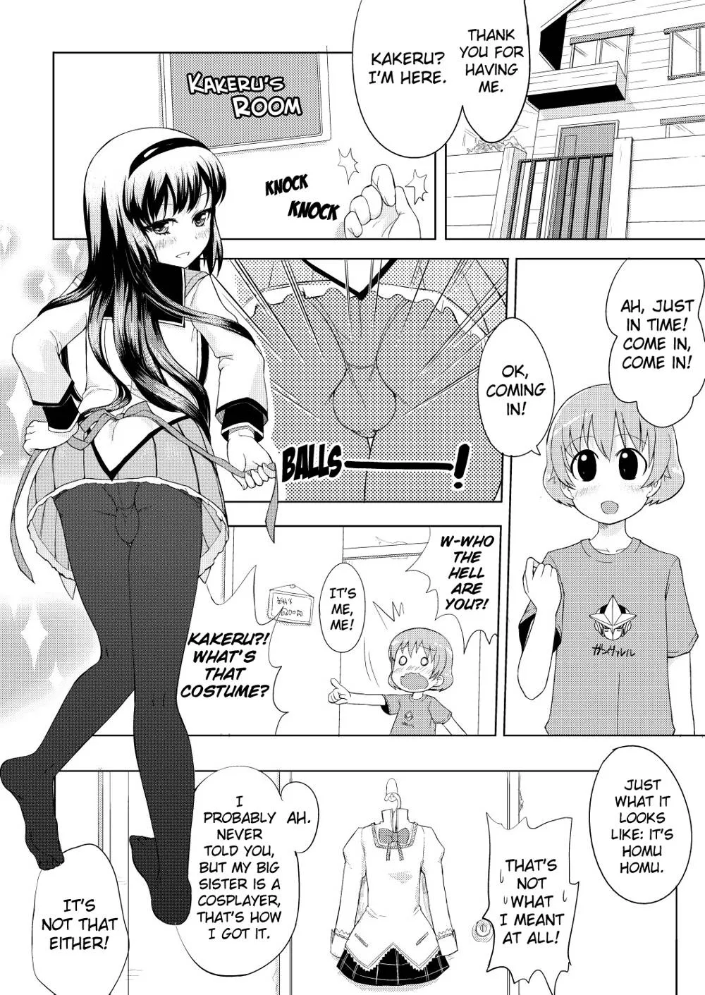 Puella Magi Madoka Magica,Yep! A Manga About Cosplaying Traps! [English][第3页]