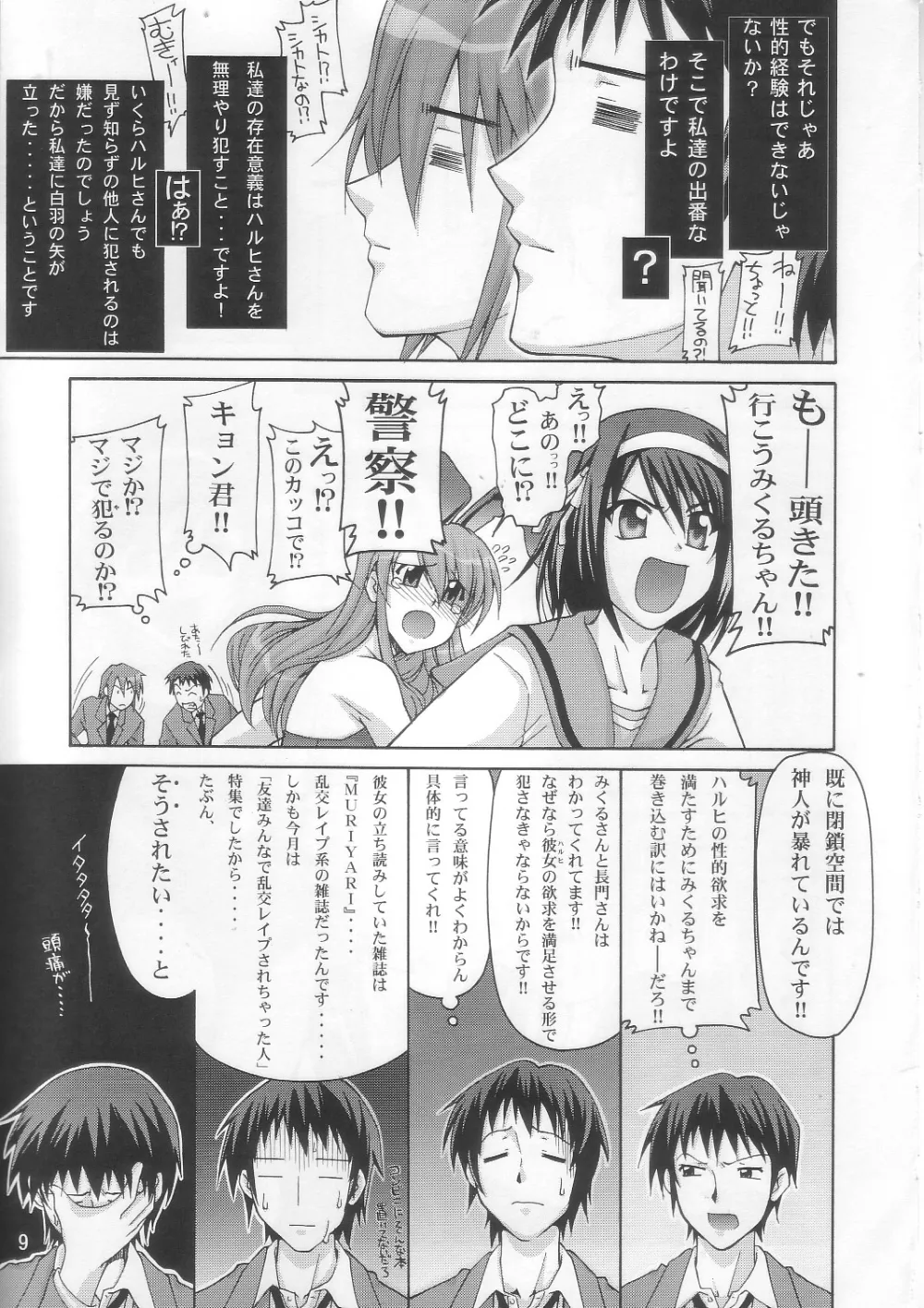The Melancholy Of Haruhi Suzumiya,SOSdan Style World Rescue [Japanese][第9页]