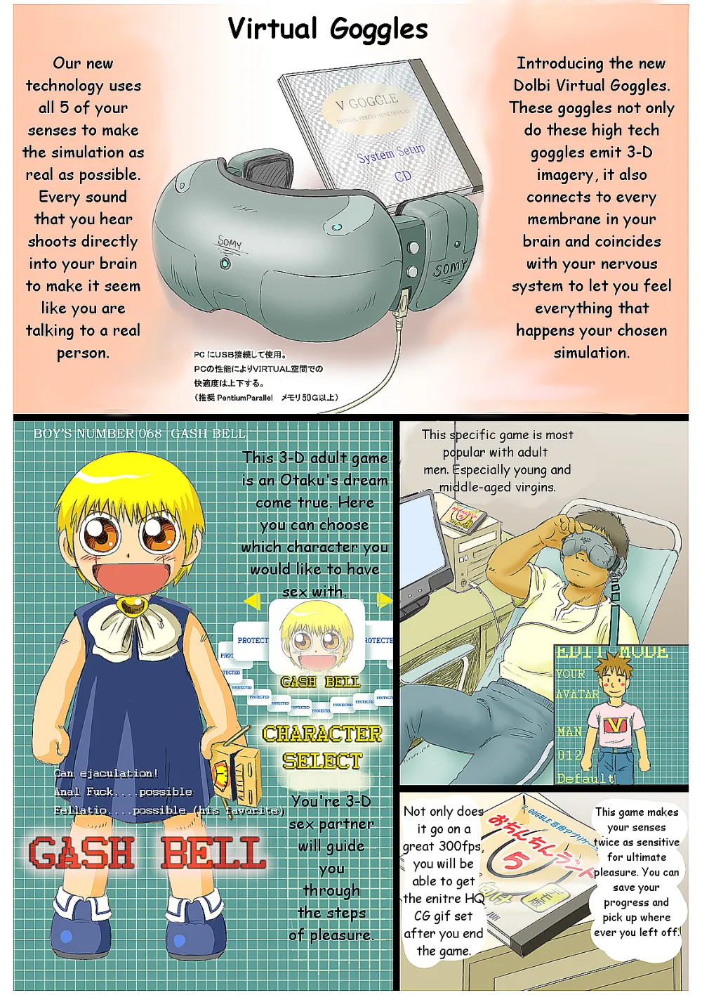 Virtual Gash Kun Englisch Hentai Manga Seite 2