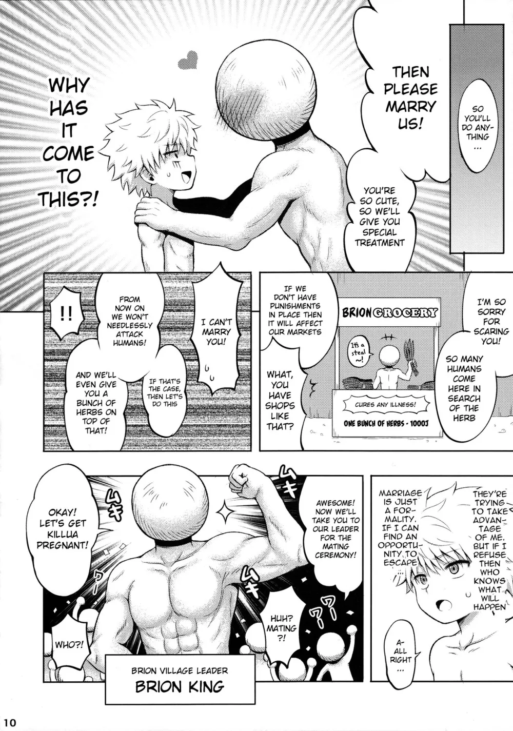 1000px x 1425px - Killua tai Moburion | Killua vs. Brion Mob(Page 9) - Hentai Manga