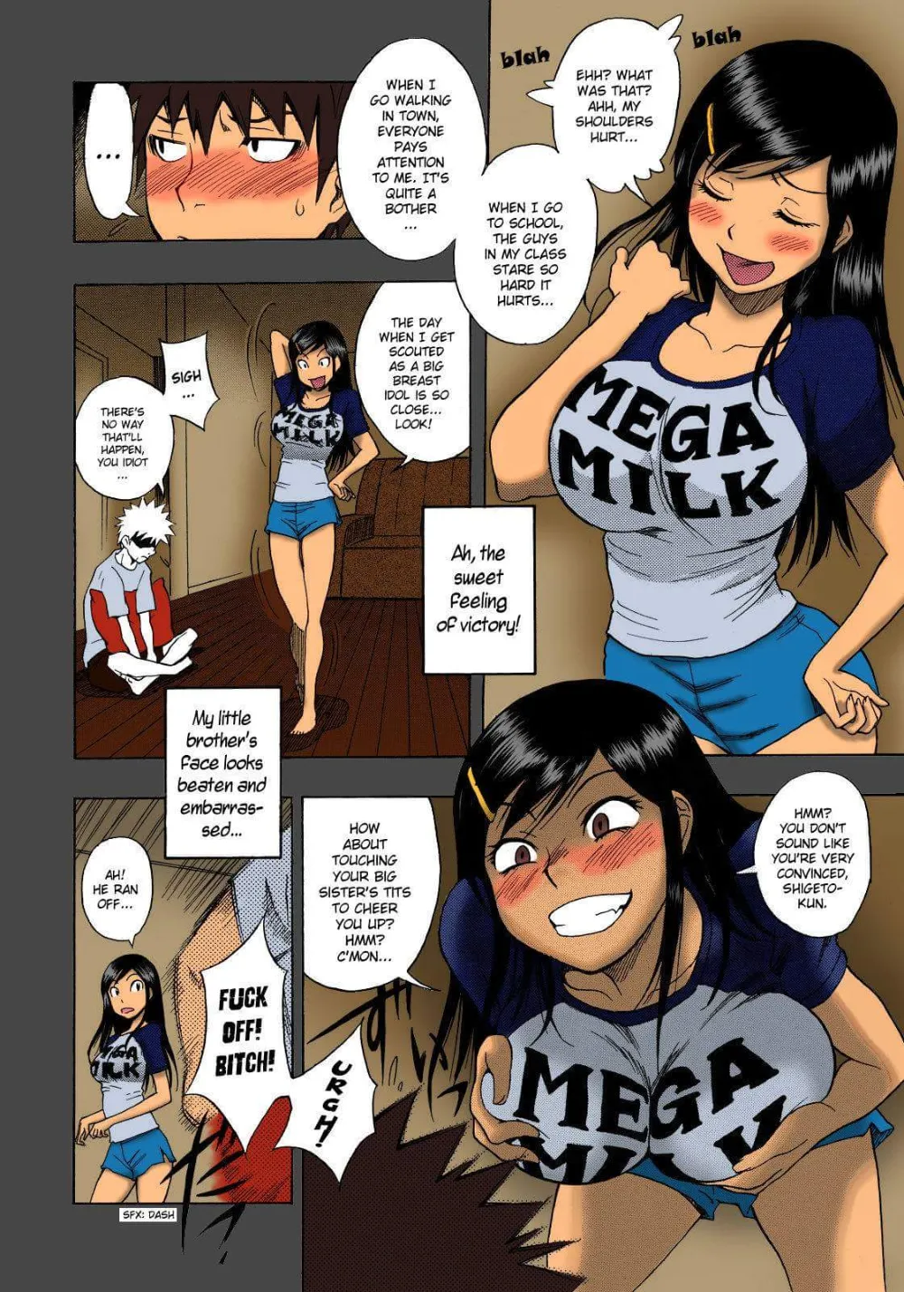 Before tiny boobs, After Big tits - English Hentai Manga (Page 7)