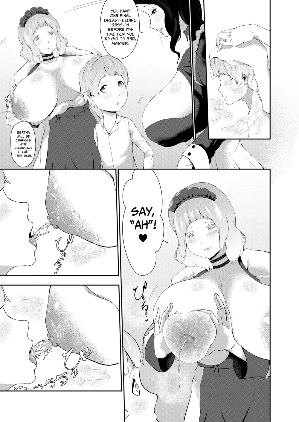 Breastfeeding hentai manga