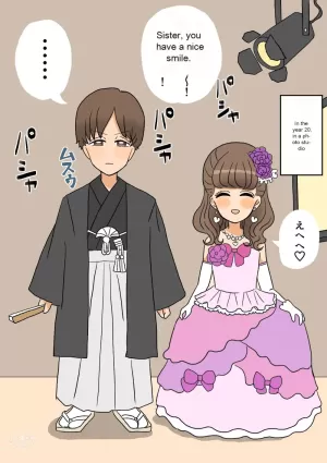 A delinquent boy falls for a female and becomes a cute bride-engagement edition-