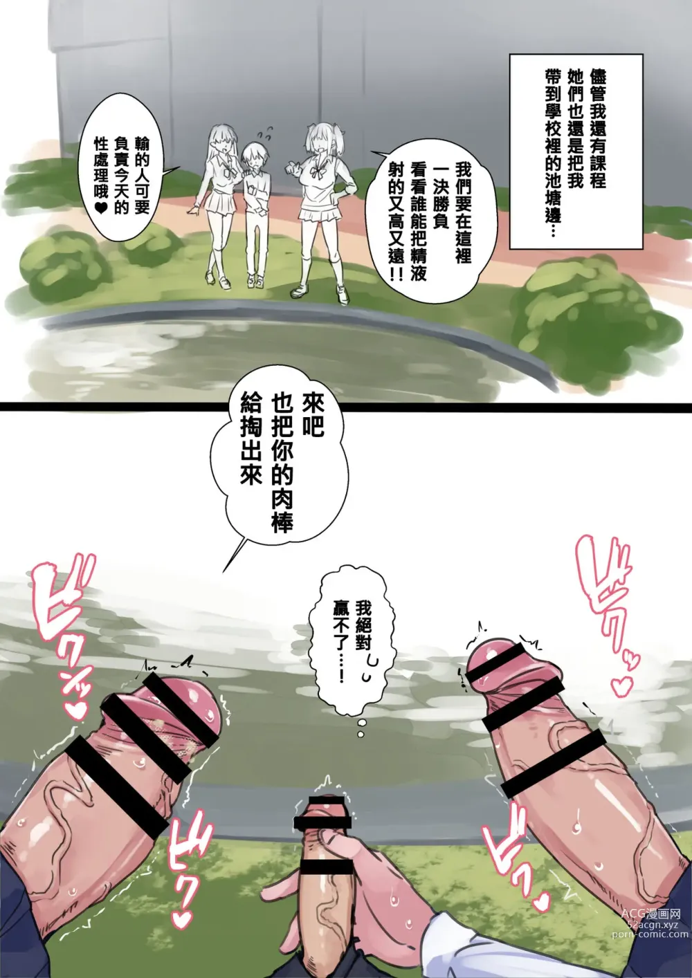 Page 4 of doujinshi Futanari gyaruzu ni okasareru