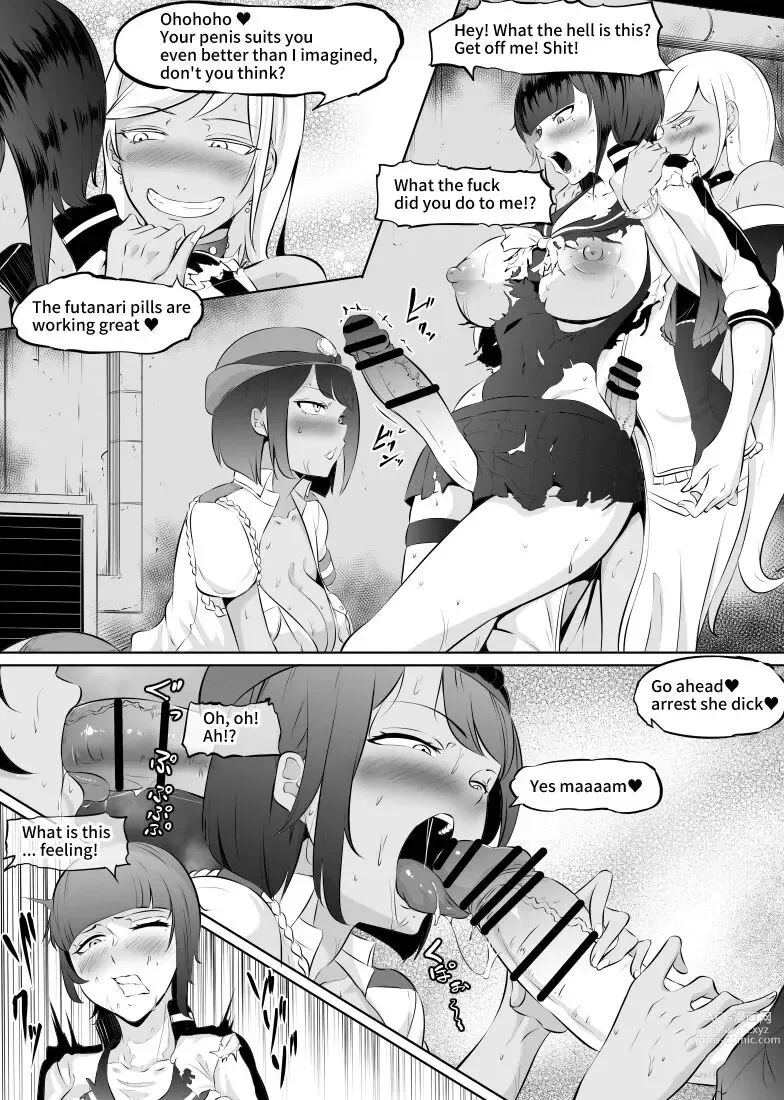 Page 11 of doujinshi Akunin Semen Reijou VS Yankee Lady