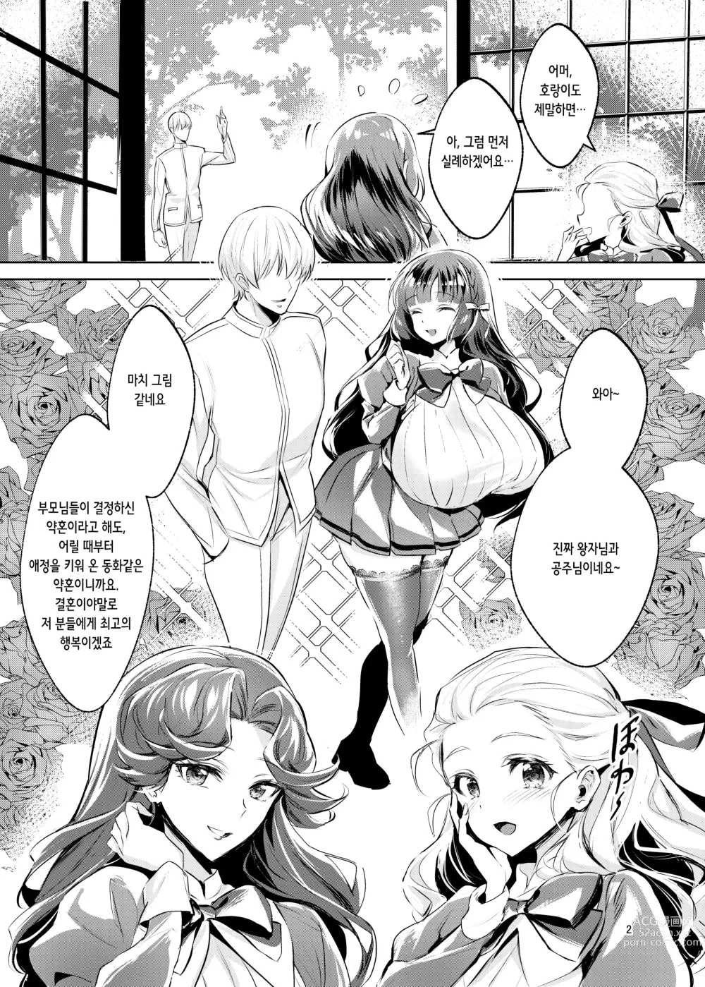 Page 4 of doujinshi  공주님은 왕자님보다 못생긴 아저씨를 좋아하지만 NTR같은 건 아닙니다