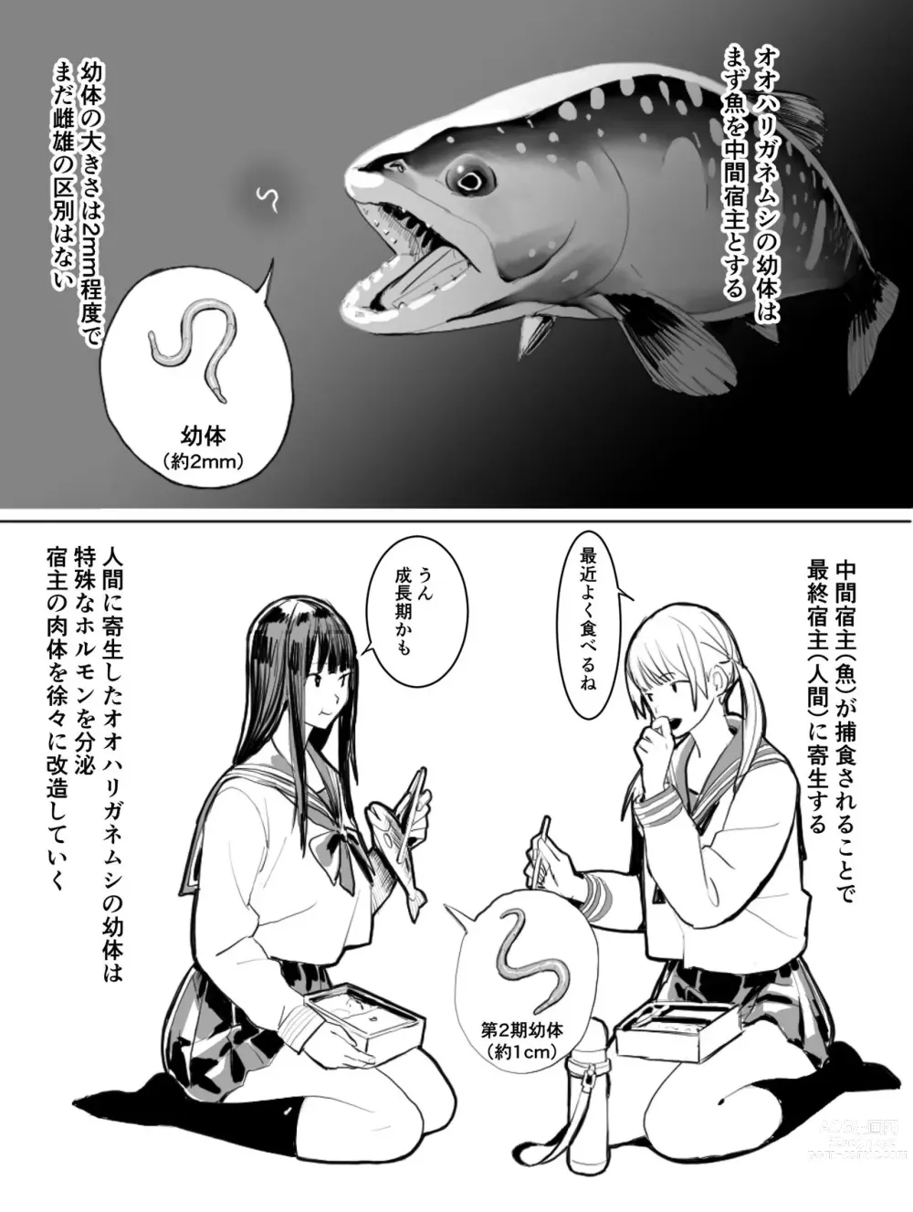 Page 2 of doujinshi Oohariganemushi No Seitai