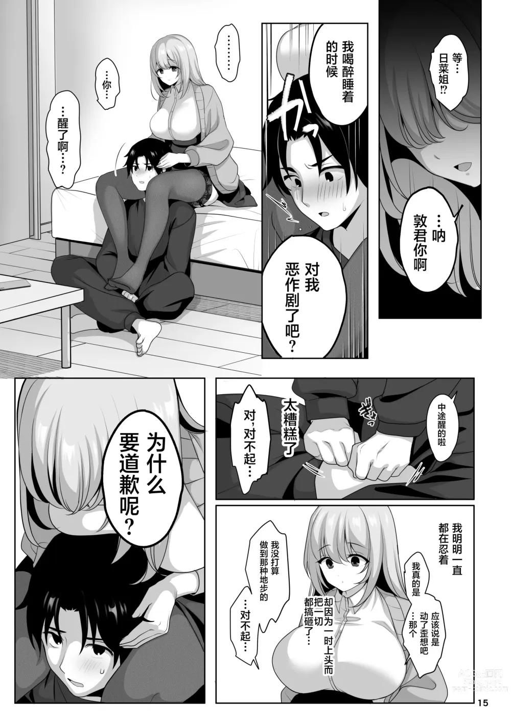 Page 16 of doujinshi Nee-chan no Yowai Tokoro