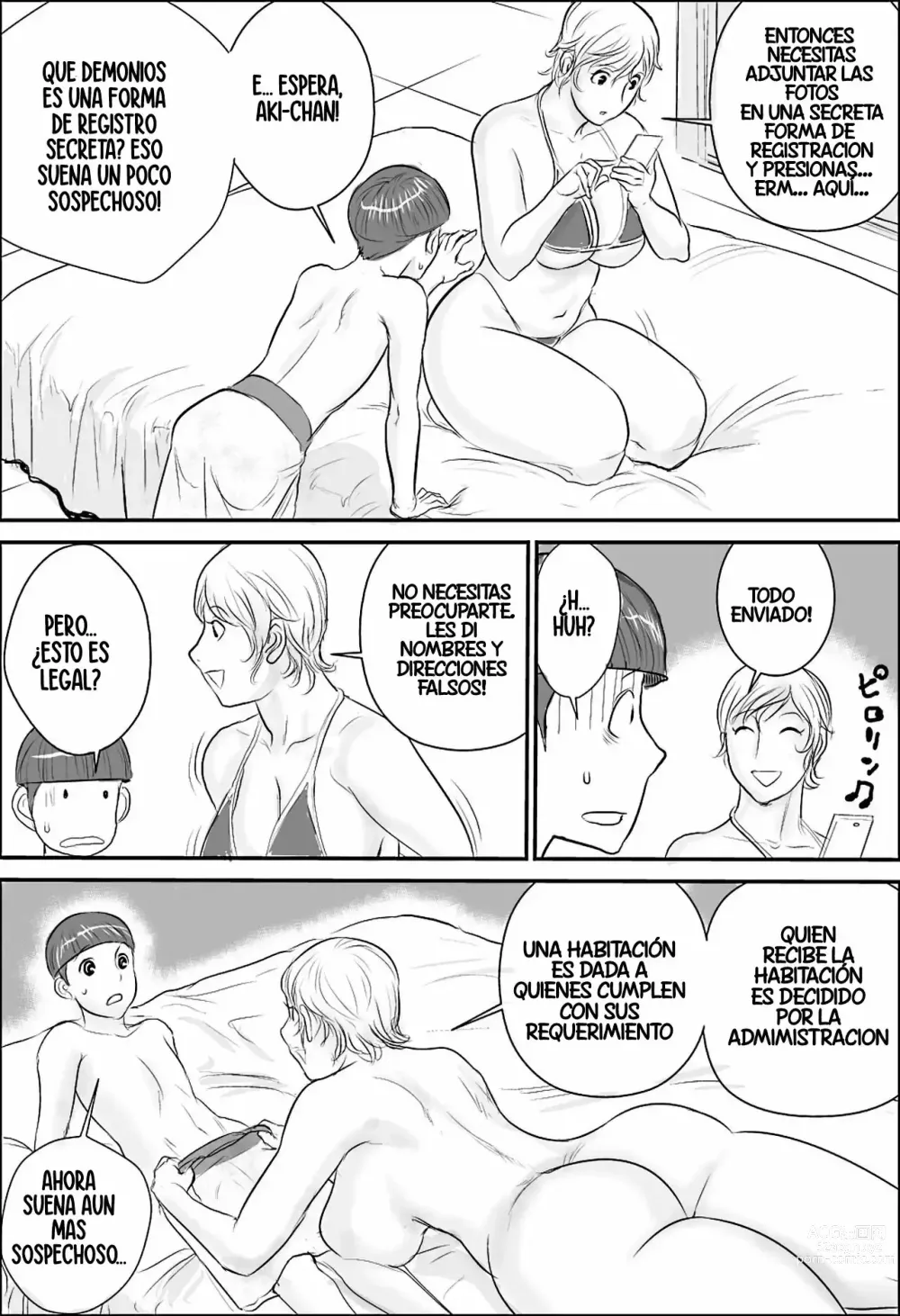 Page 135 of doujinshi A Sweet Summer Vacation With My Aunt 1-5