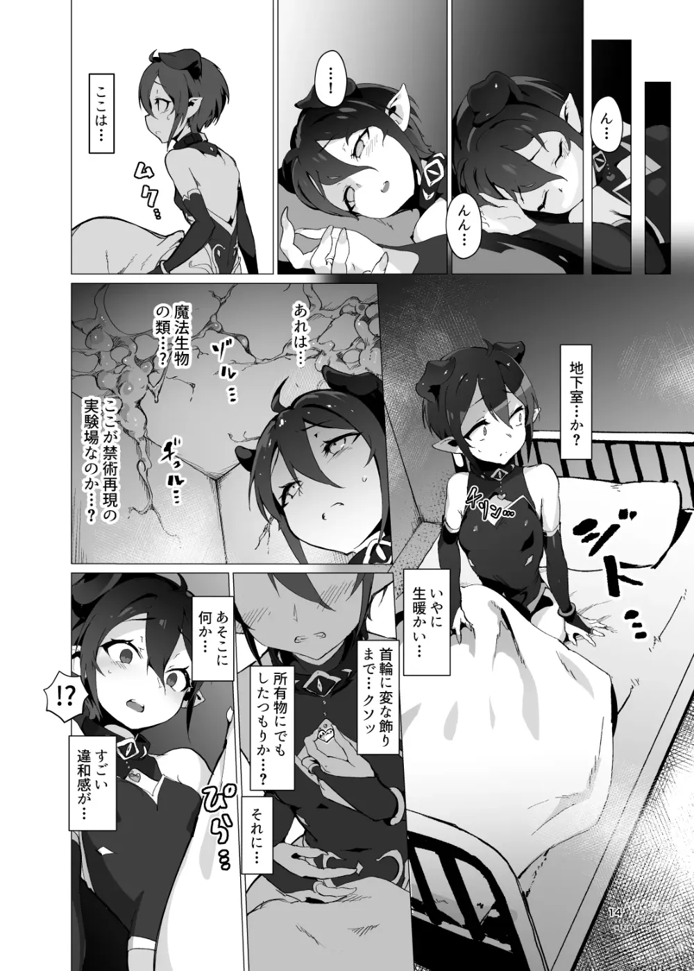 Page 13 of doujinshi Kikoku -Onihime Kankin Inmushi Kisei-