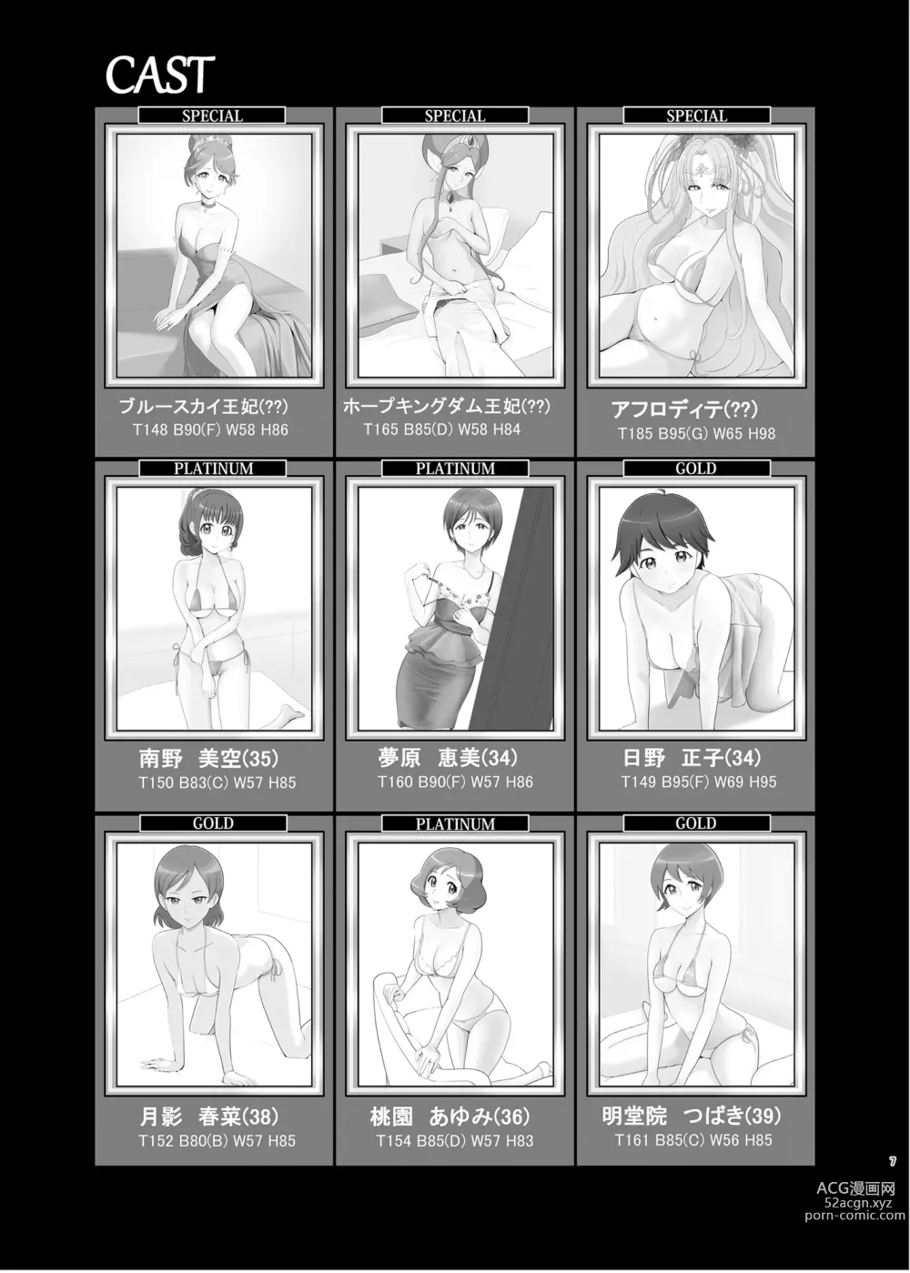 Page 6 of doujinshi Mess Zylinder 19 PreCure Maman no Iru Chou Koukyuu Fuzokuten 2