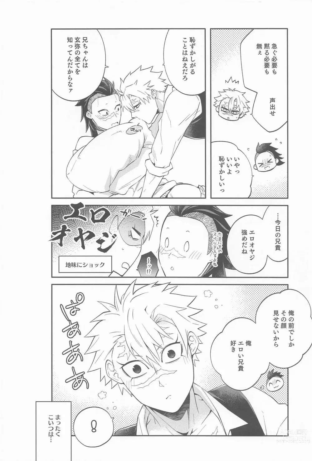 Page 7 of doujinshi Genya wa Ore kara Hanarenai