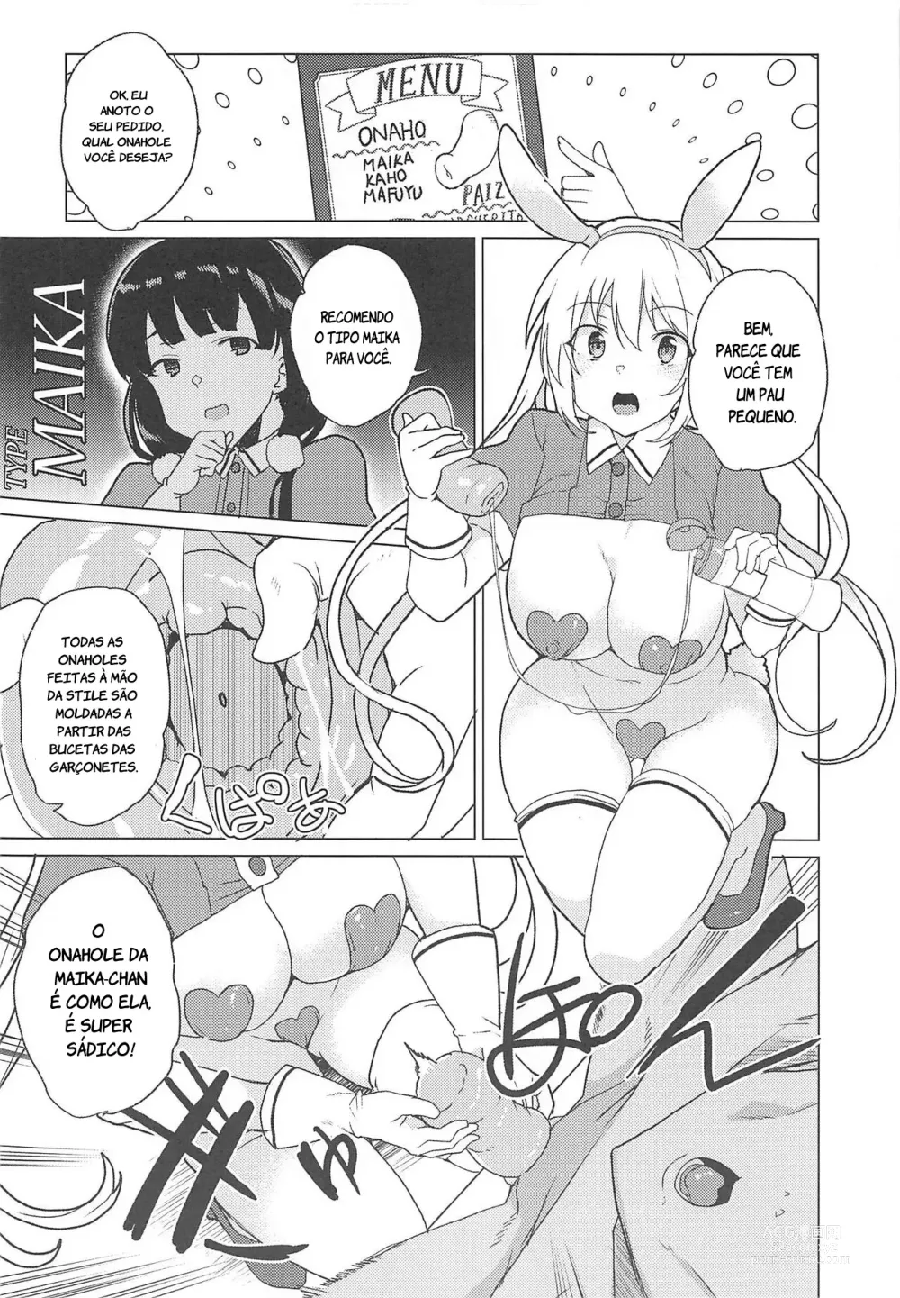 Page 4 of doujinshi Gyaku Bunny Soap Stile!