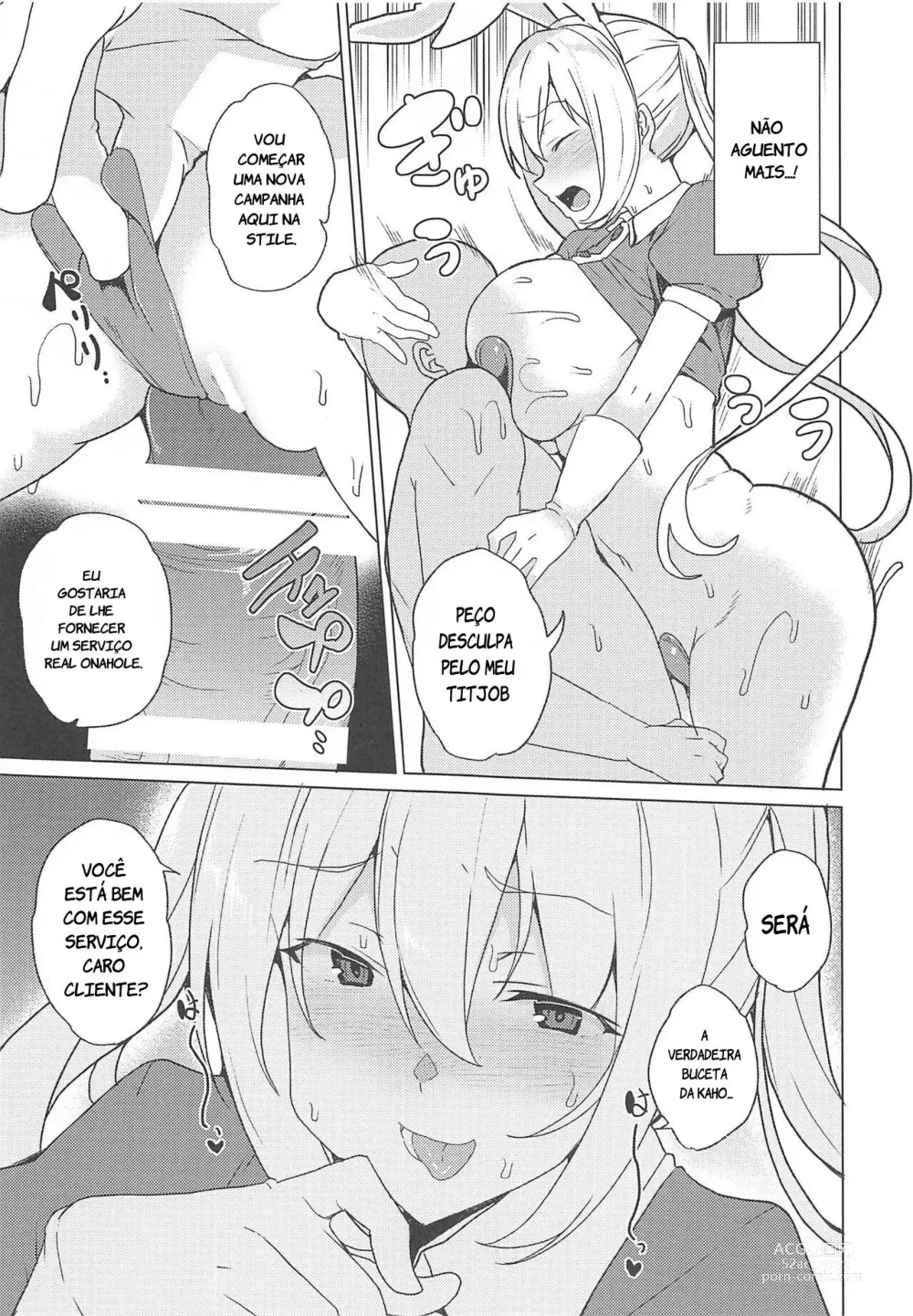 Page 9 of doujinshi Gyaku Bunny Soap Stile!