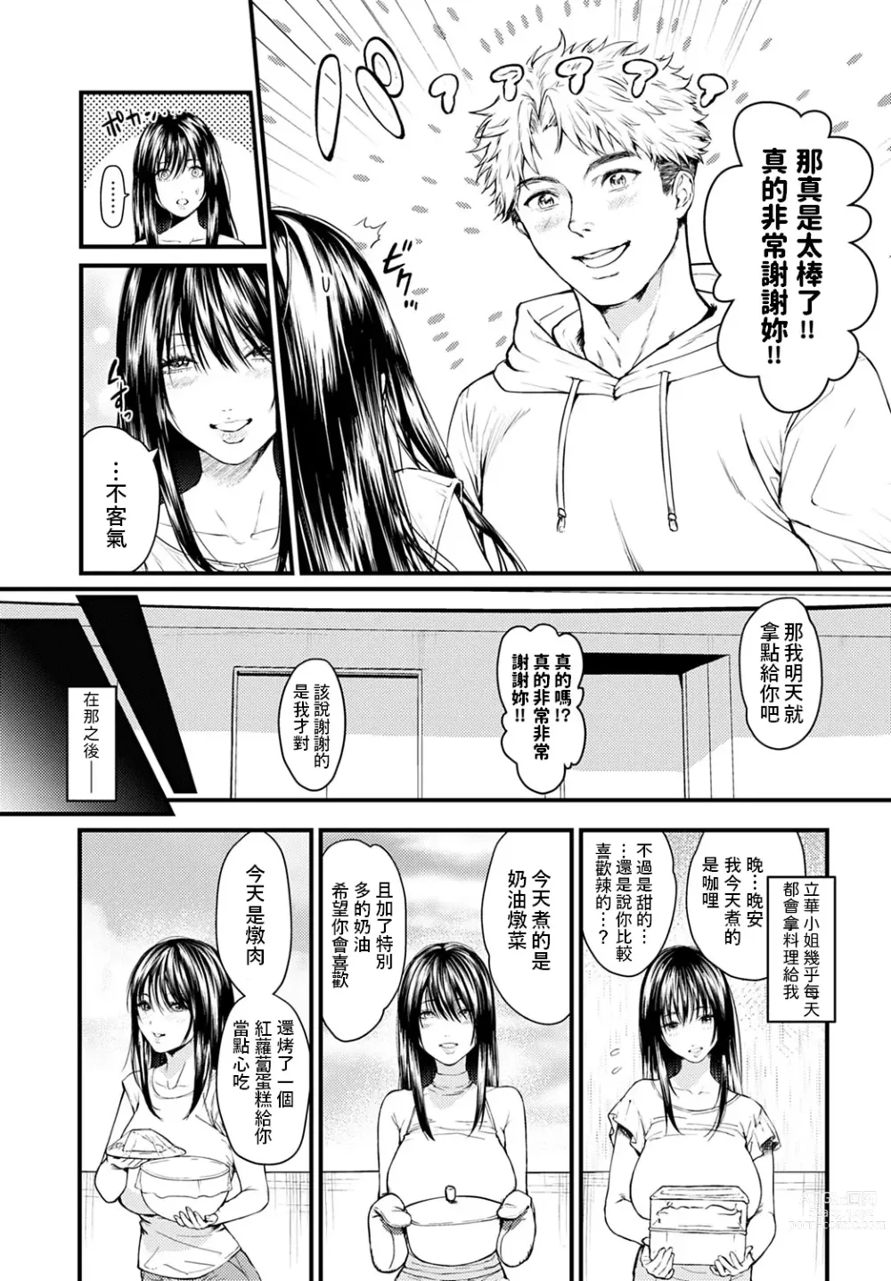 Page 3 of manga Tonari no Heya no Anata