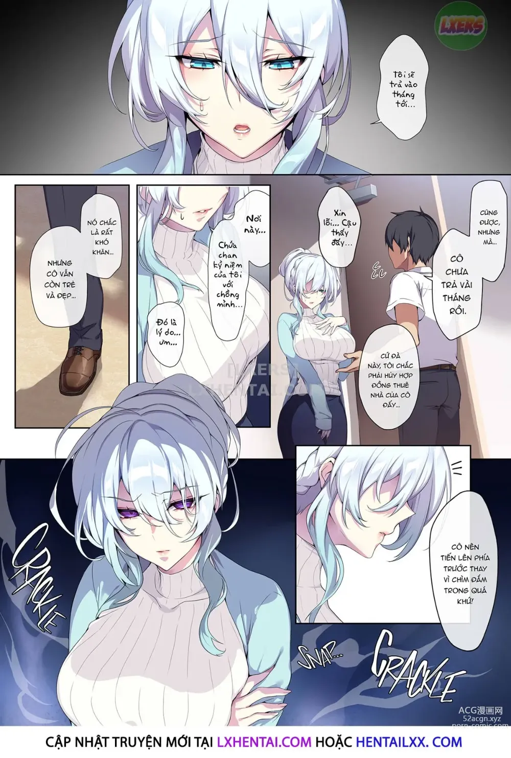 Page 14 of doujinshi Hitozukiai ga Nigate na Miboujin no Yukionna-san to Noroi no Yubiwa