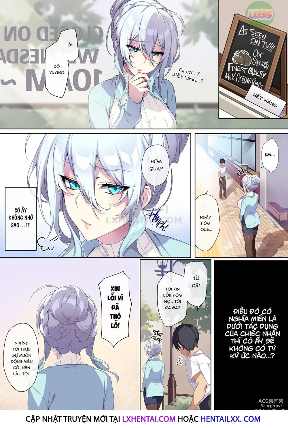 Page 42 of doujinshi Hitozukiai ga Nigate na Miboujin no Yukionna-san to Noroi no Yubiwa