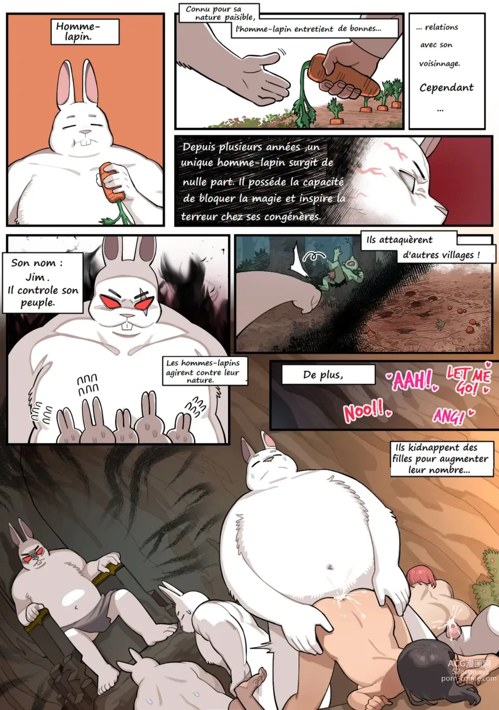 Page 12 of doujinshi Bunnyman Hunting Mission Part 1