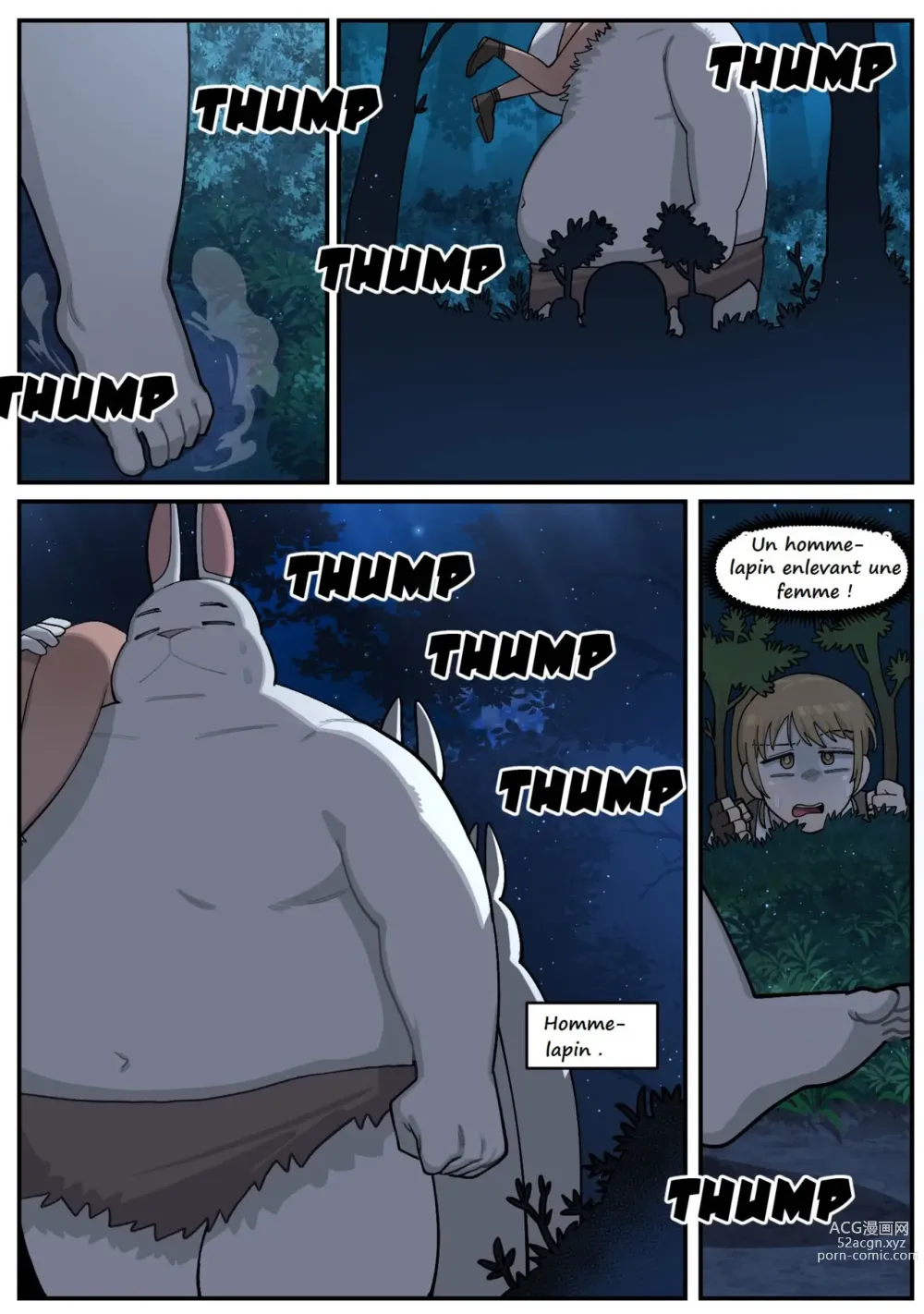 Page 4 of doujinshi Bunnyman Hunting Mission Part 1
