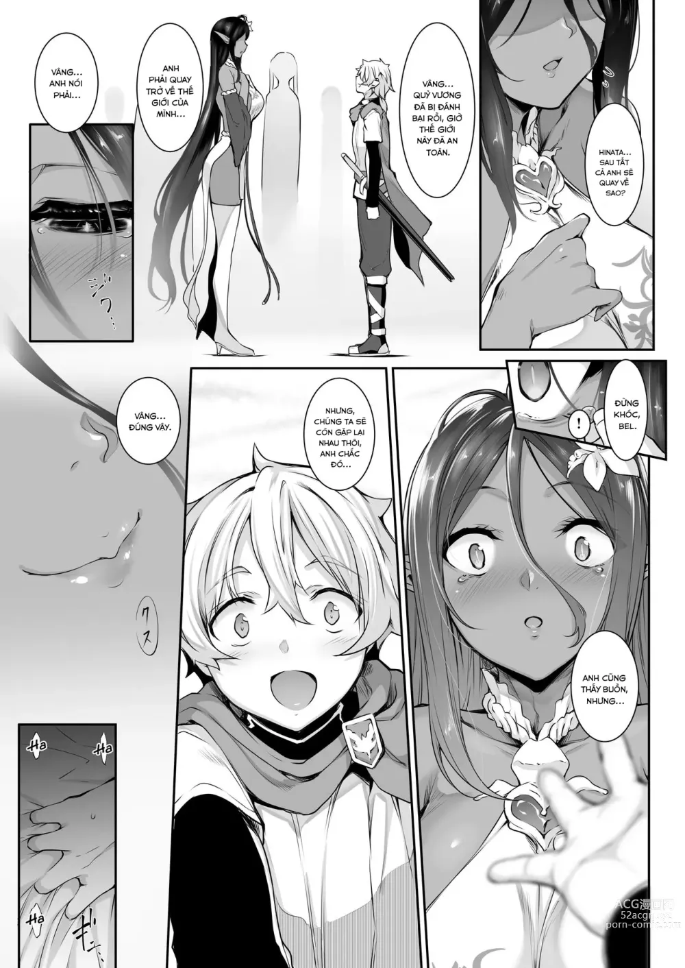 Page 6 of doujinshi Nàng dark elf tự cao vì tôi mà đến thế giới khác