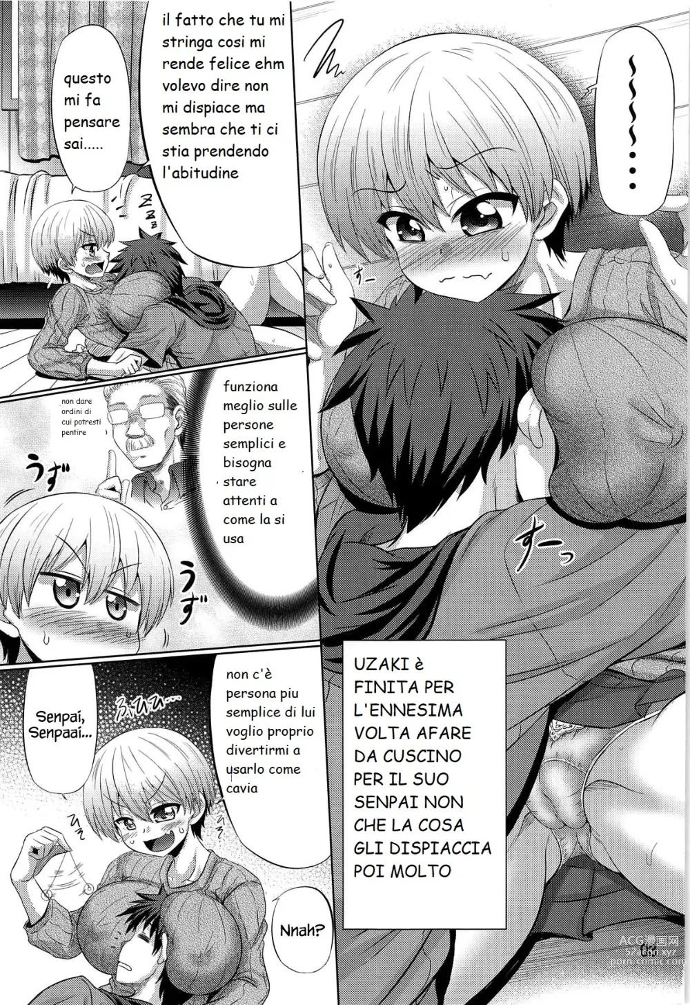 Page 1 of doujinshi uzaki vuole fare yn regalo speciale