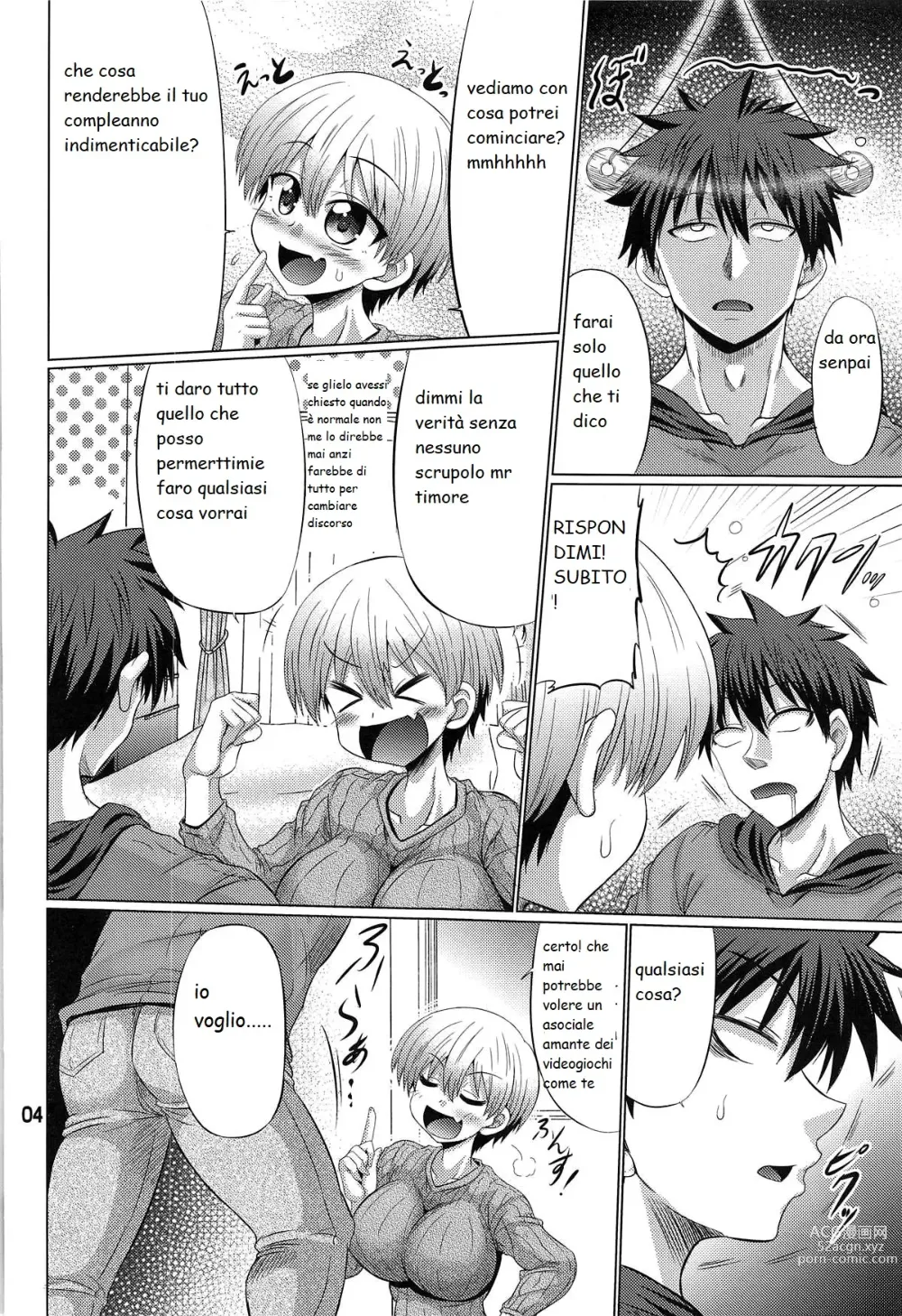Page 2 of doujinshi uzaki vuole fare yn regalo speciale