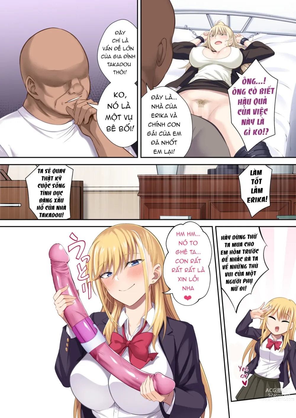 Page 26 of doujinshi Gakuenchou Koudou Mariya o Chinpo Cleaner Nigou ni Otosu