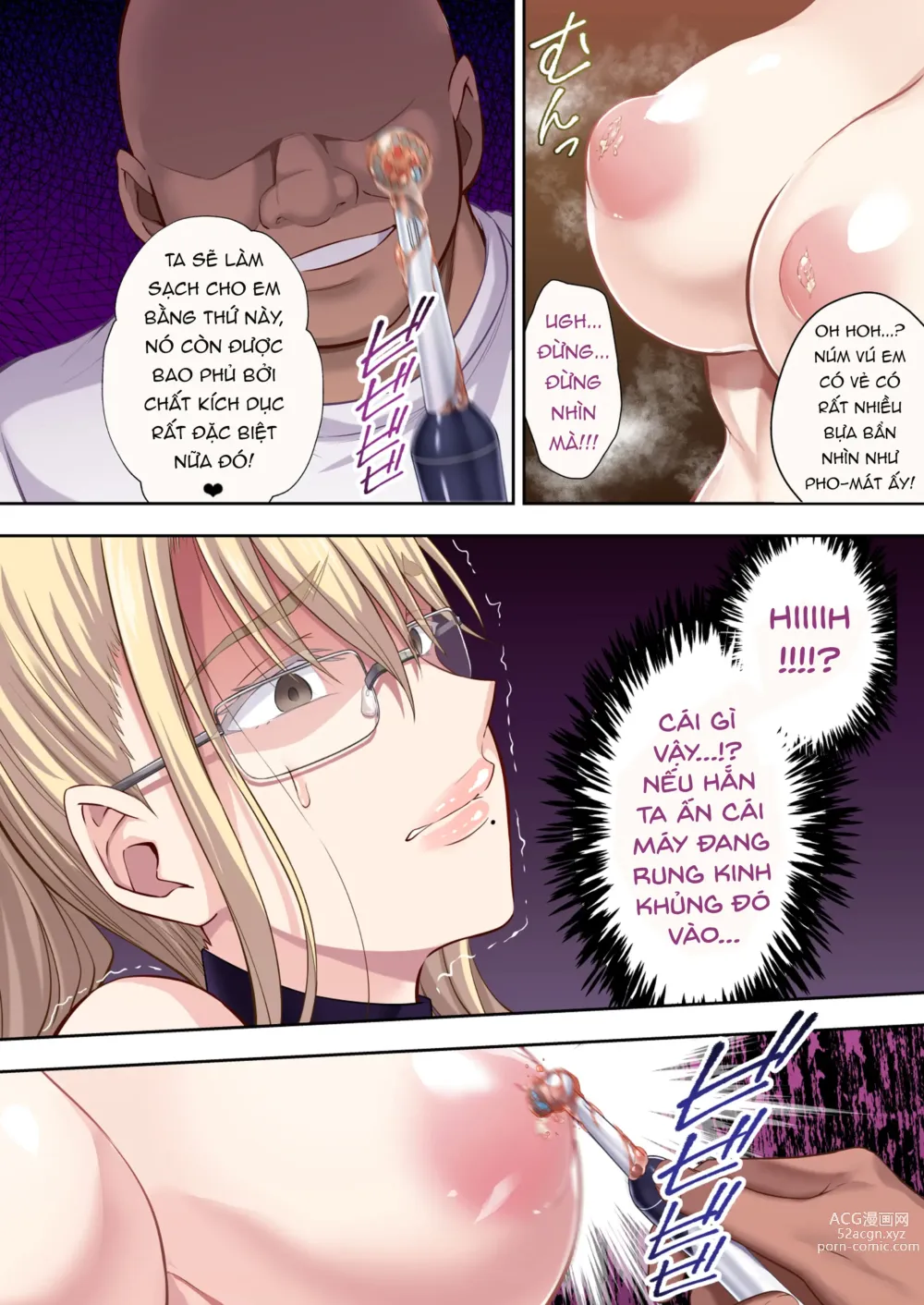 Page 10 of doujinshi Kinpatsu Bakunyuu no Russia Hitoduma Gakuenchou Koudou Maria ga Ochirumade