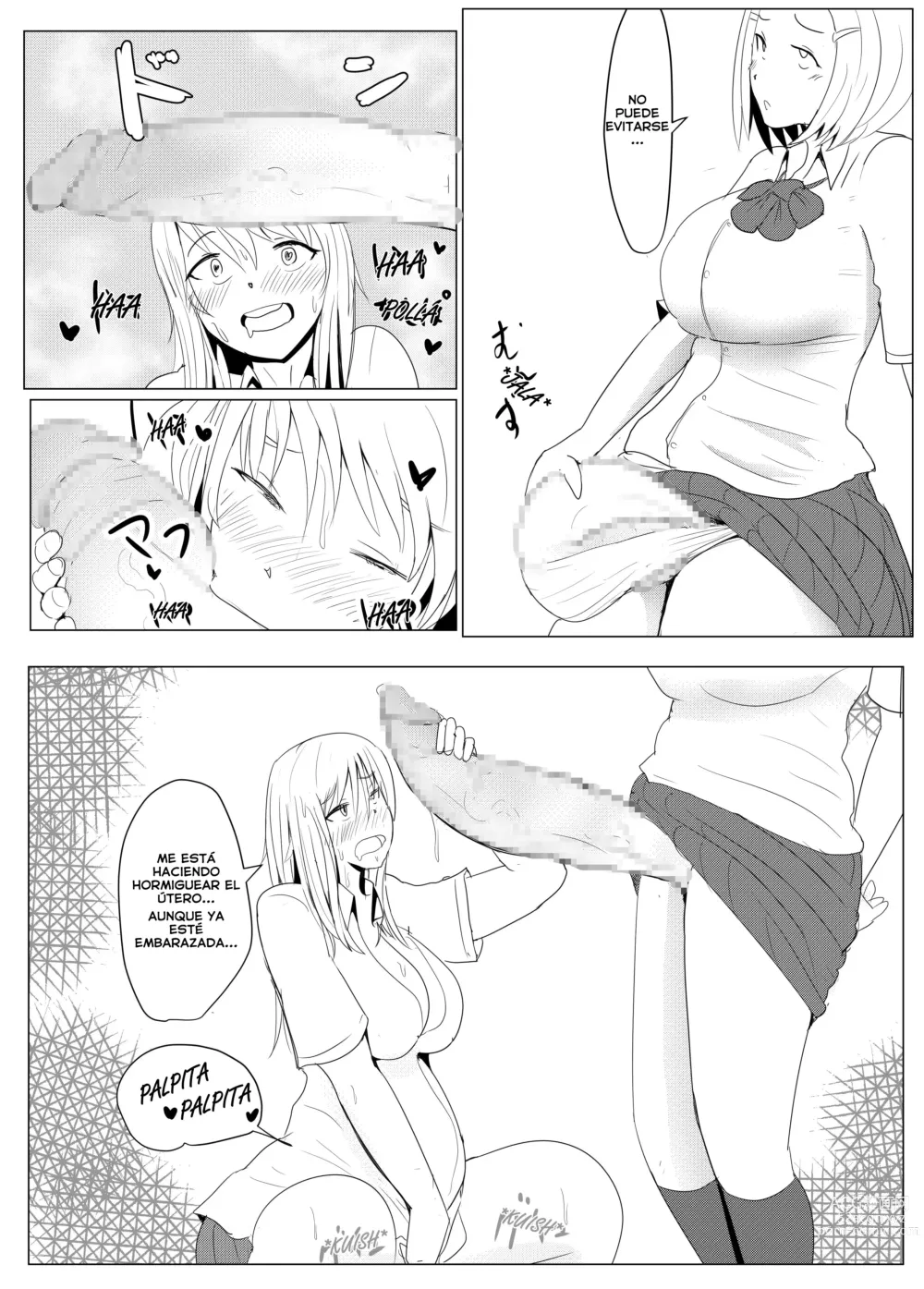 Page 12 of doujinshi Diario de Apareamiento de Yarichin Futanarikko Edición JK Parte 2