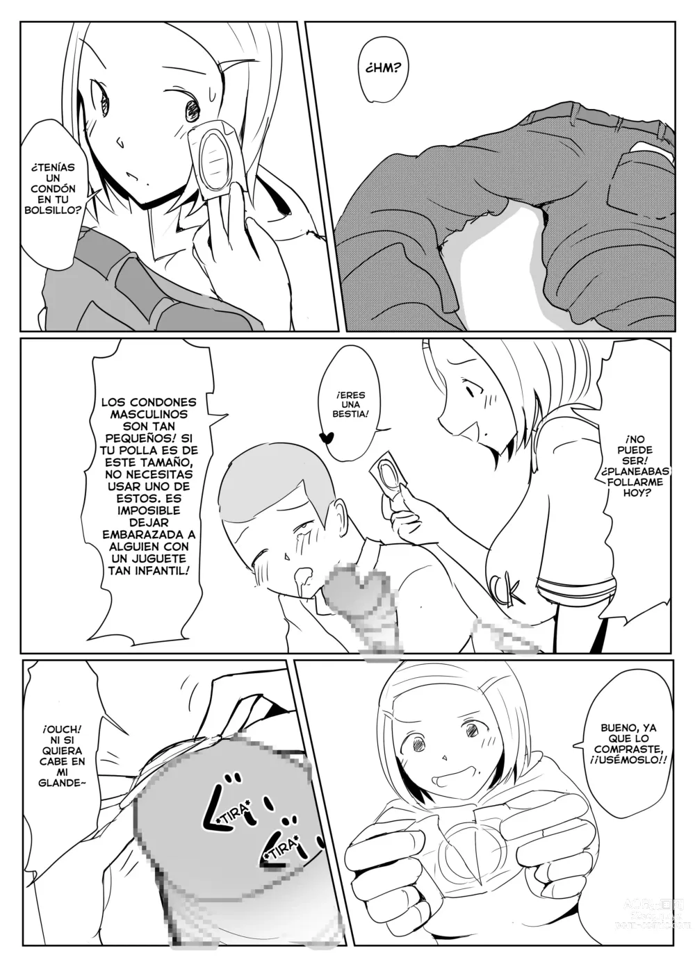 Page 55 of doujinshi Diario de Apareamiento de Yarichin Futanarikko Edición JK Parte 2