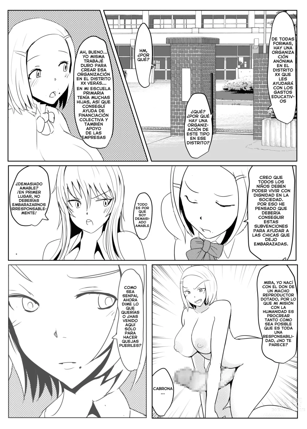 Page 9 of doujinshi Diario de Apareamiento de Yarichin Futanarikko Edición JK Parte 2