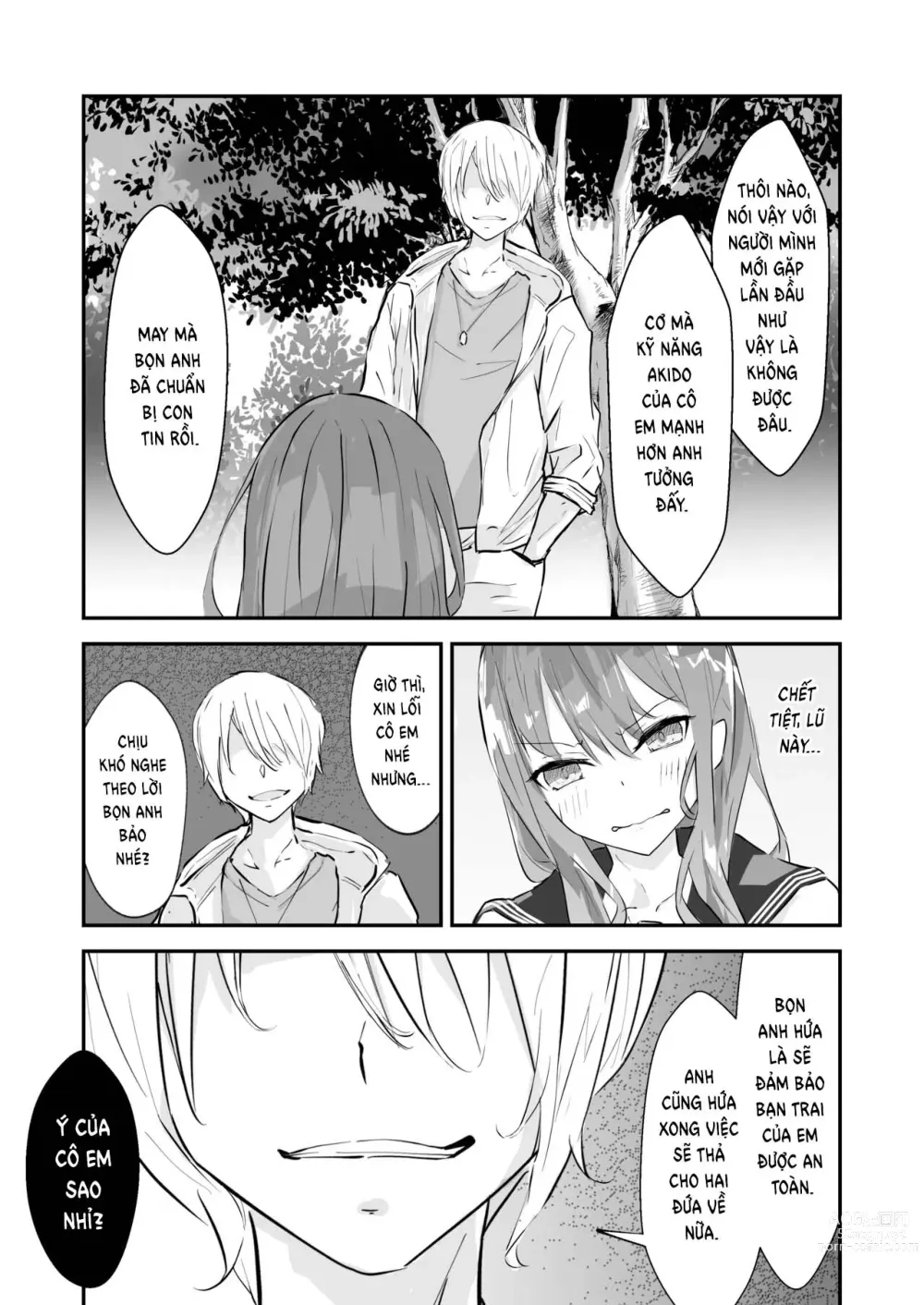 Page 16 of doujinshi JK Kuppuku Kousoku 1 + 2 ~Aikidou Shoujo ga Maketa Hi~