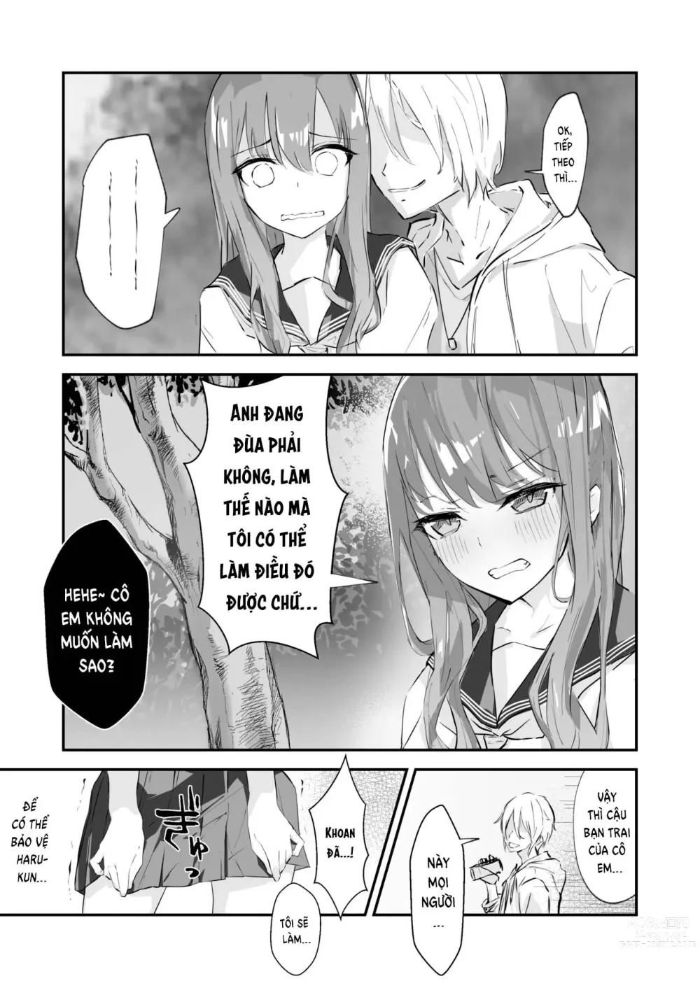 Page 19 of doujinshi JK Kuppuku Kousoku 1 + 2 ~Aikidou Shoujo ga Maketa Hi~