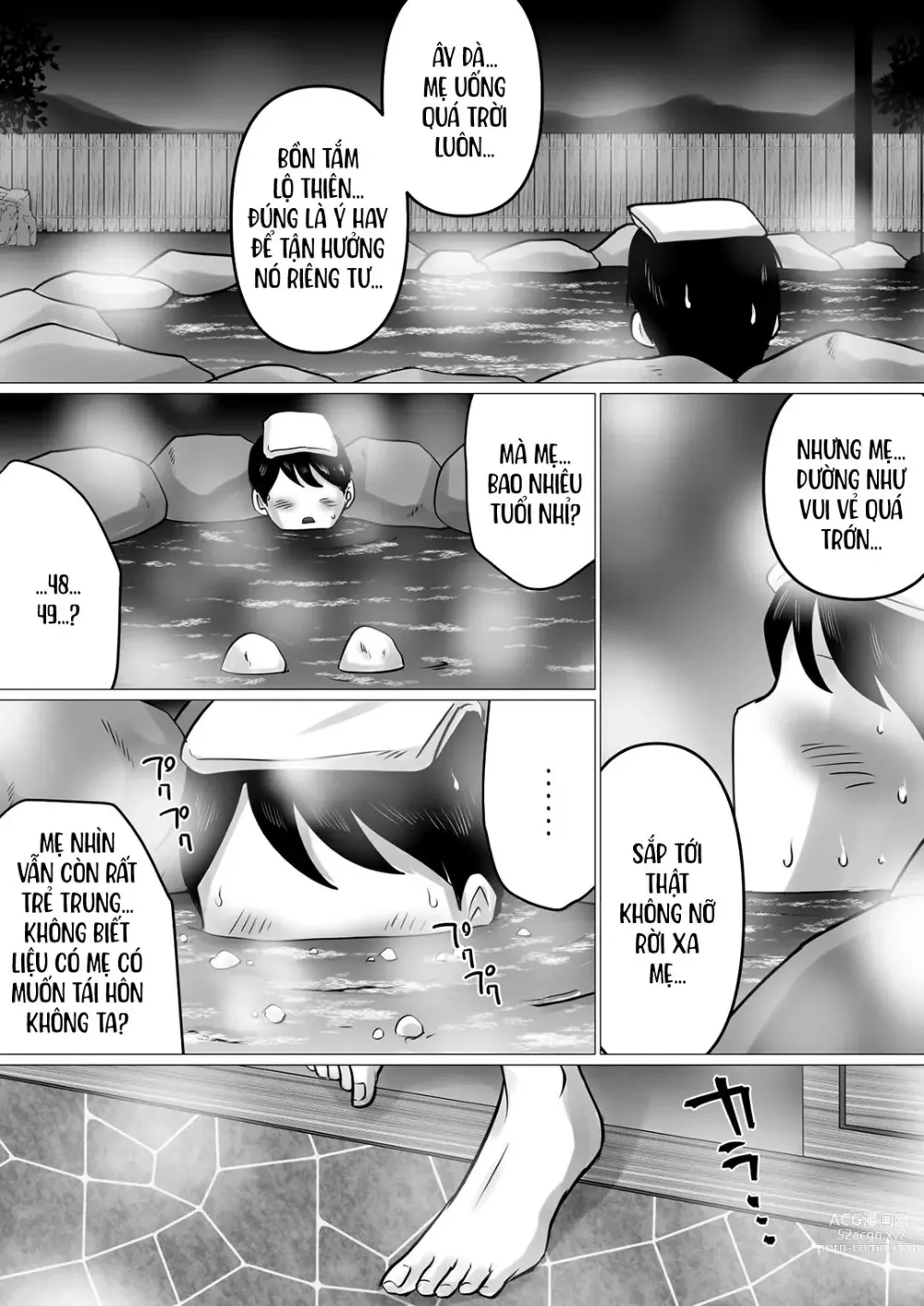 Page 6 of doujinshi Cùng mẹ đi suối nước nóng