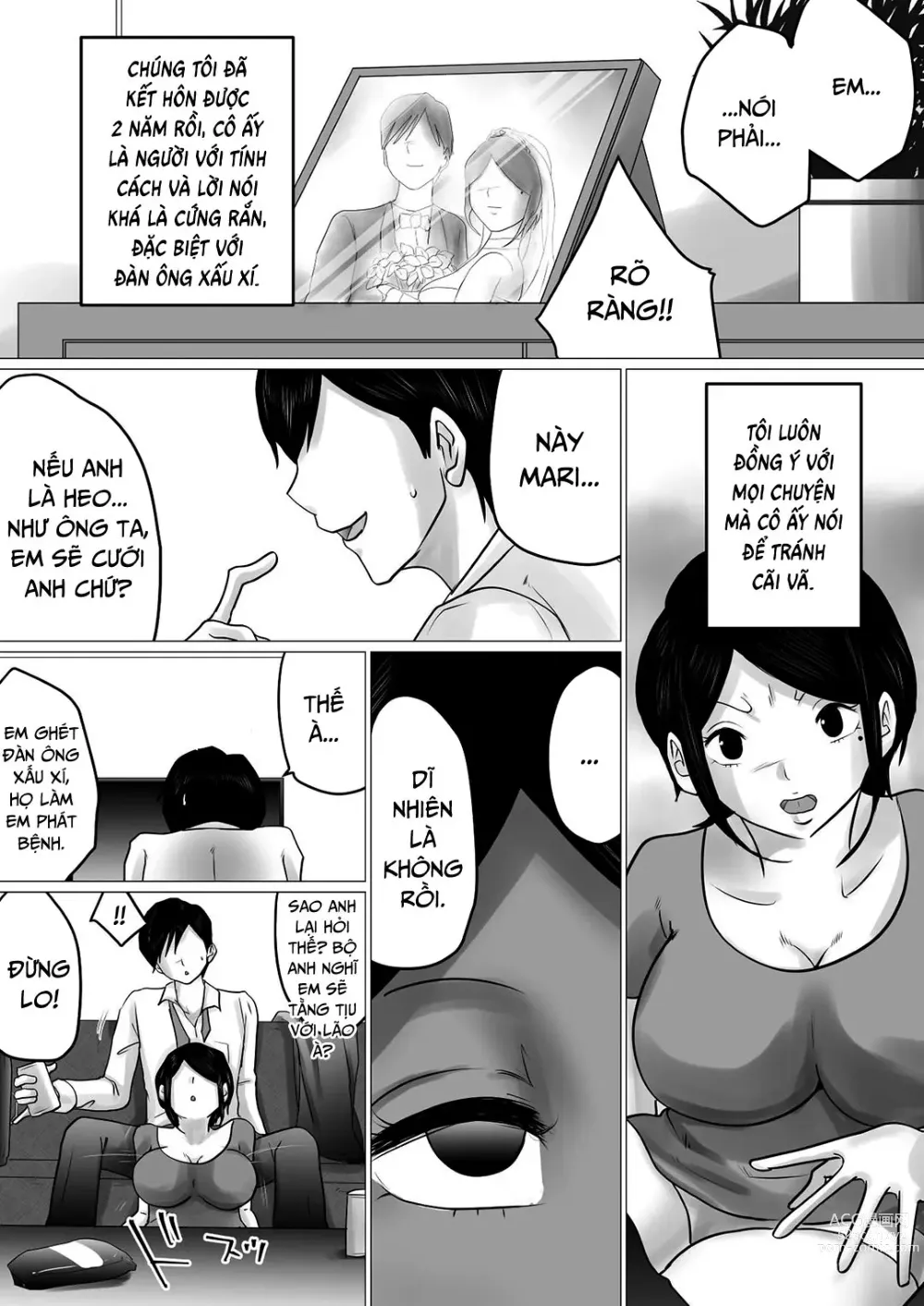Page 6 of doujinshi Cô vợ kiêu ngạo bị lão sếp xấu xí khuất phục