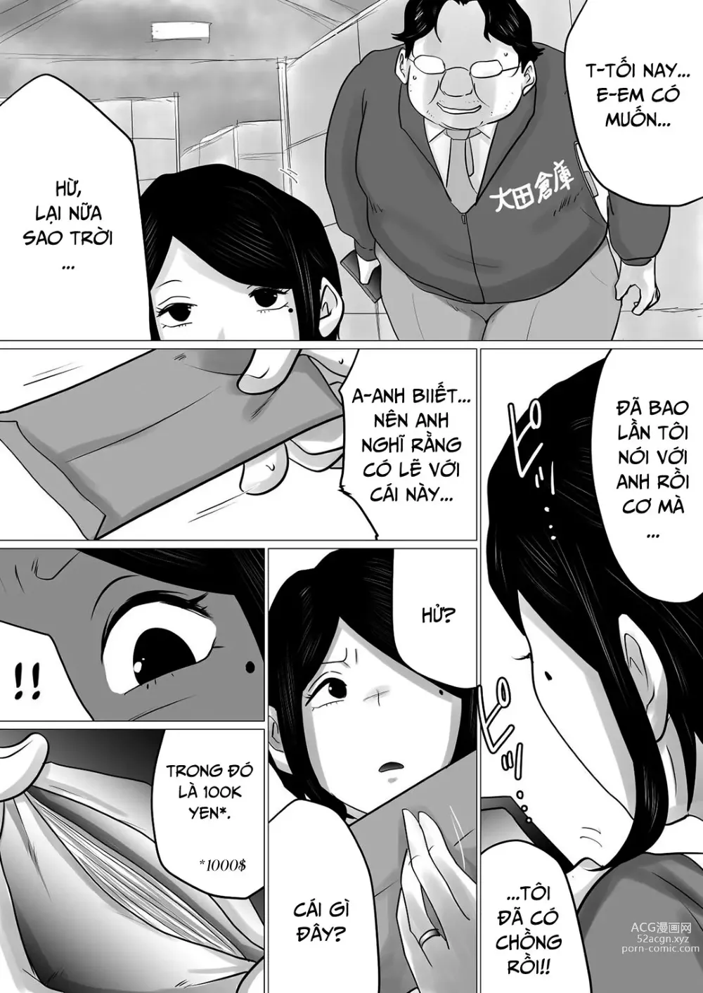 Page 10 of doujinshi Cô vợ kiêu ngạo bị lão sếp xấu xí khuất phục