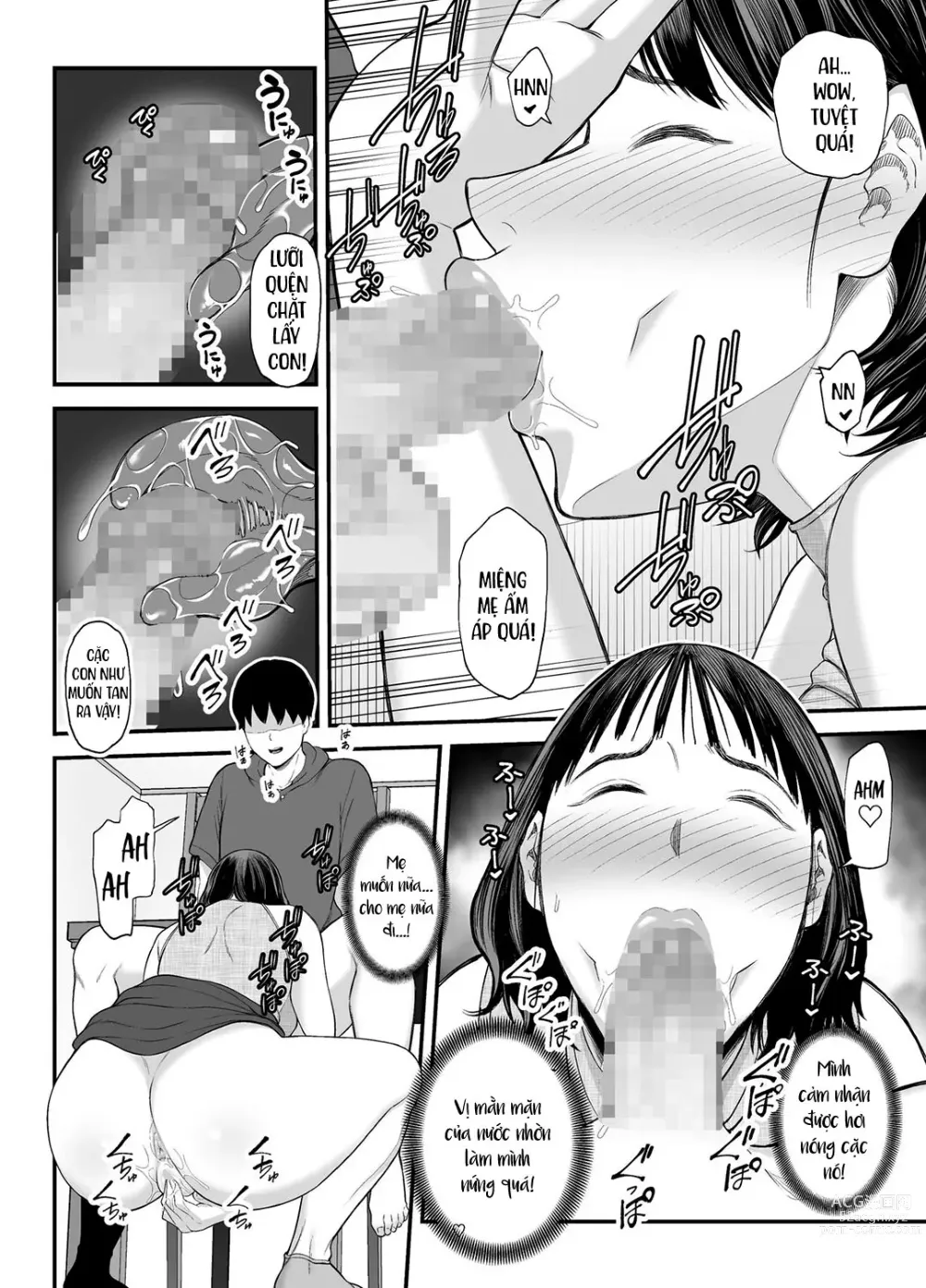 Page 32 of doujinshi Mẹ đang cố dụ dỗ mình sao!?