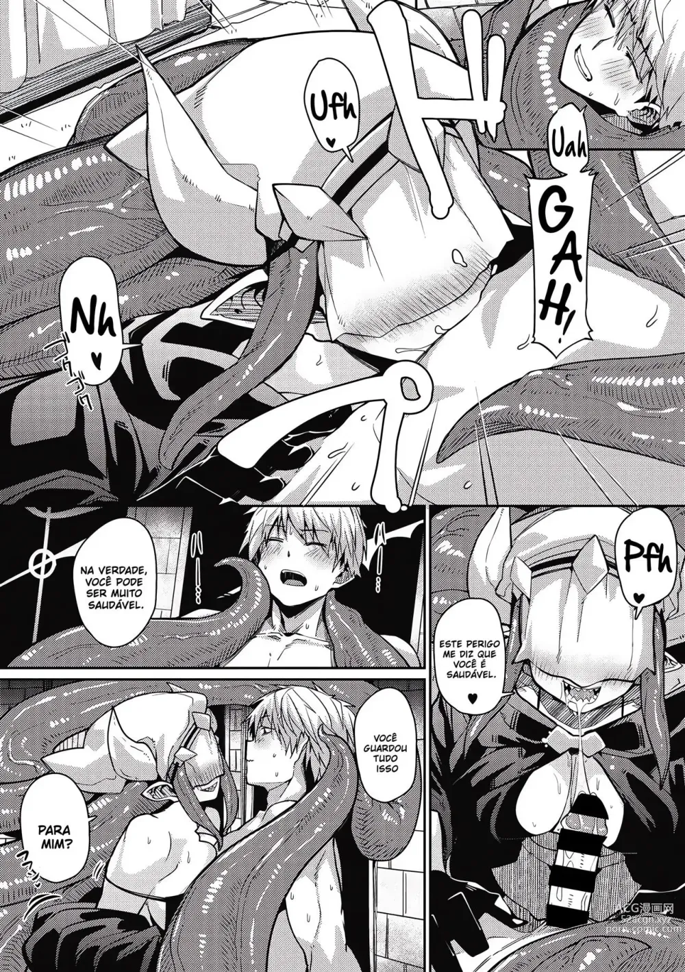 Page 13 of manga Love-Love Devil Tentacle