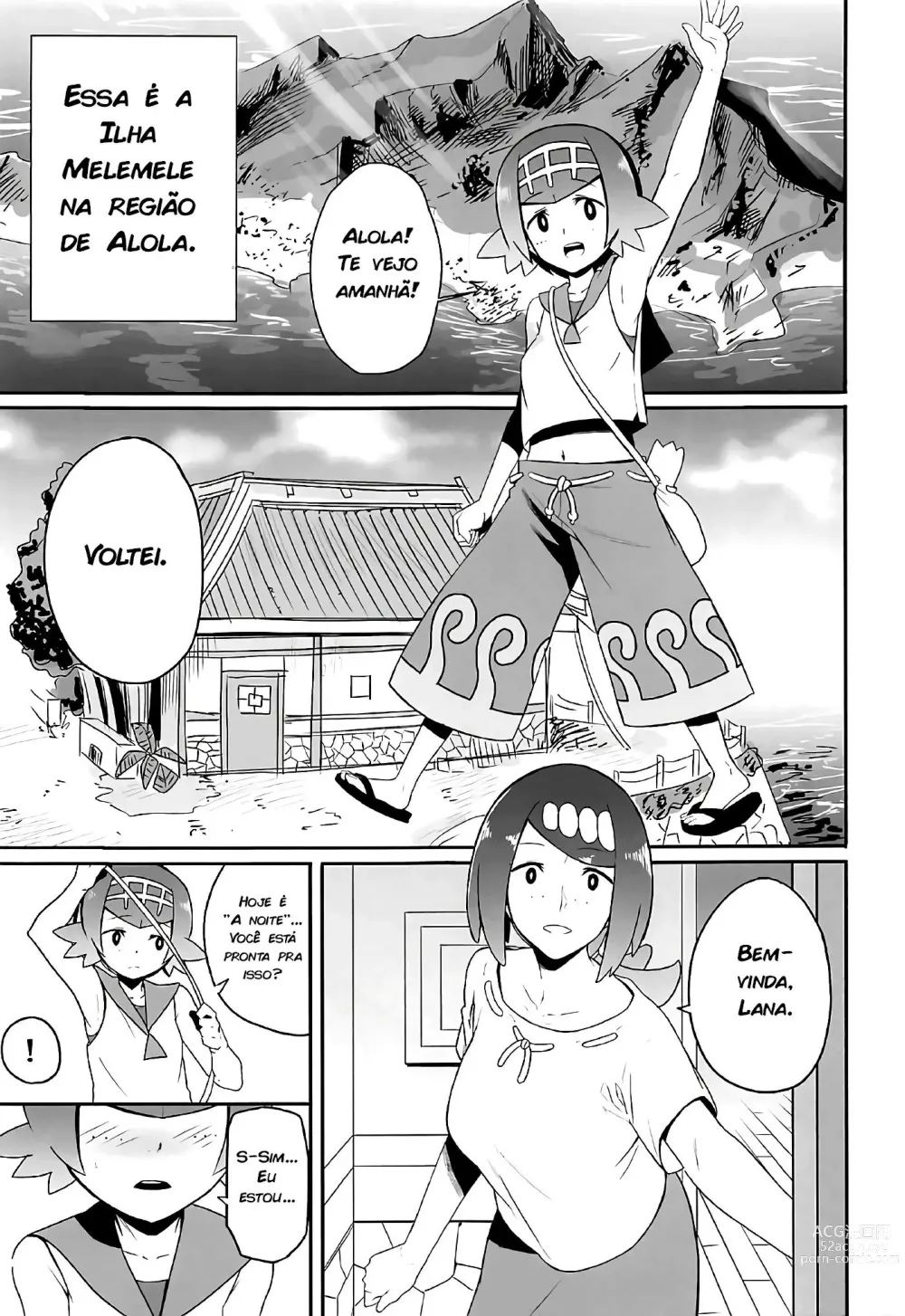 Page 2 of doujinshi Alola no Yoru no Sugata