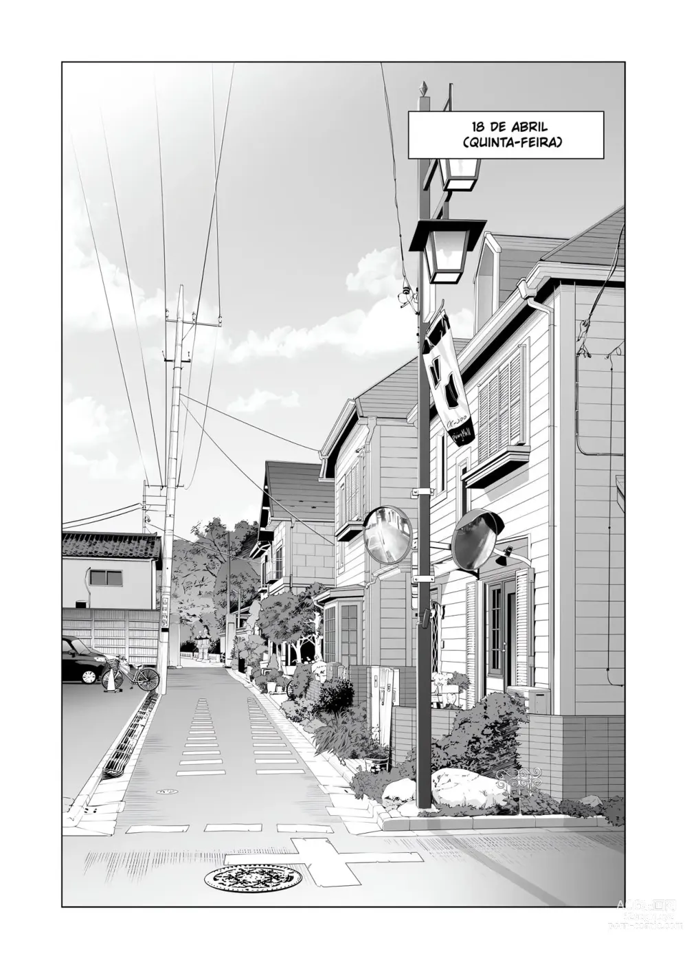 Page 3 of doujinshi Tsukiyo no Midare Zake ~Hitozuma wa Yoitsubureta Otto no Soba de Douryou ni Netorareru~