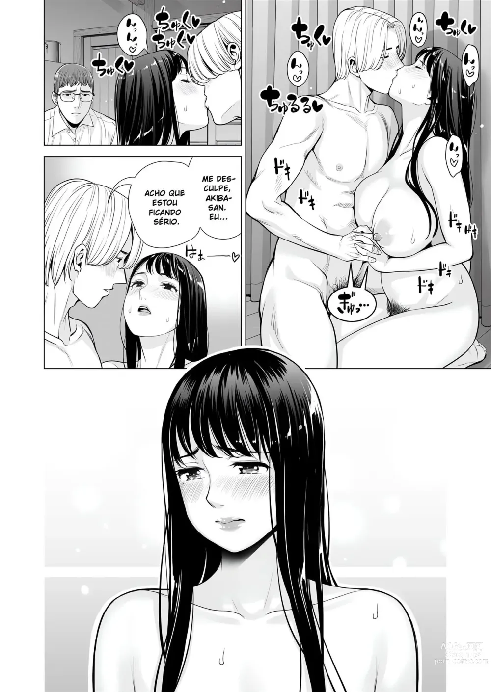 Page 69 of doujinshi Tsukiyo no Midare Zake ~Hitozuma wa Yoitsubureta Otto no Soba de Douryou ni Netorareru~