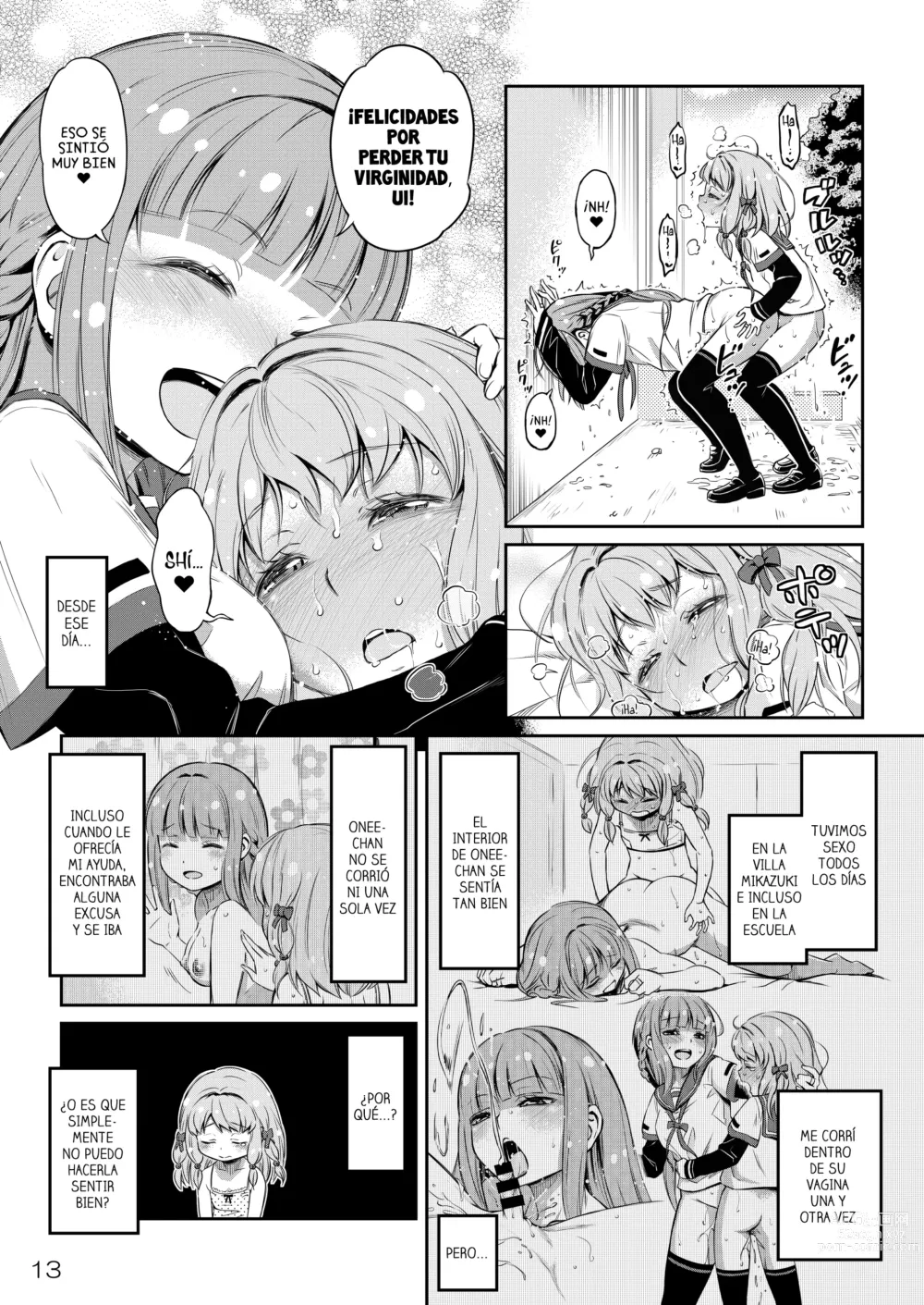 Page 12 of doujinshi Mi Querida Hermanita