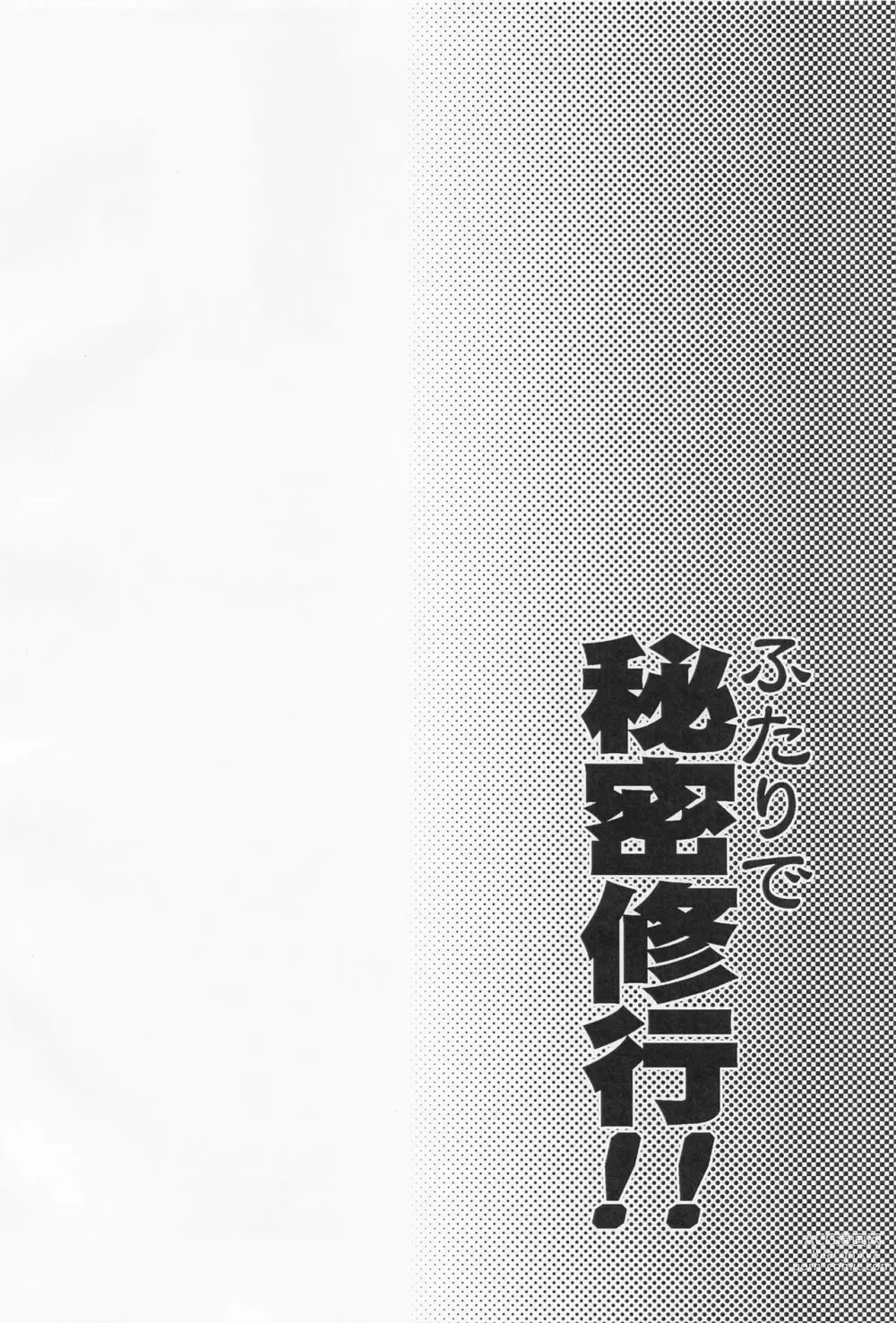 Page 3 of doujinshi Futari de Himitsu Shugyou!!
