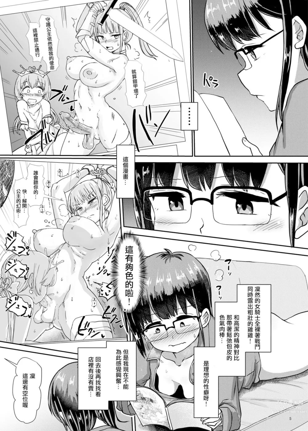 Page 6 of doujinshi Futa Pra 5R Futanari Senmon Ohirune Salon (decensored)