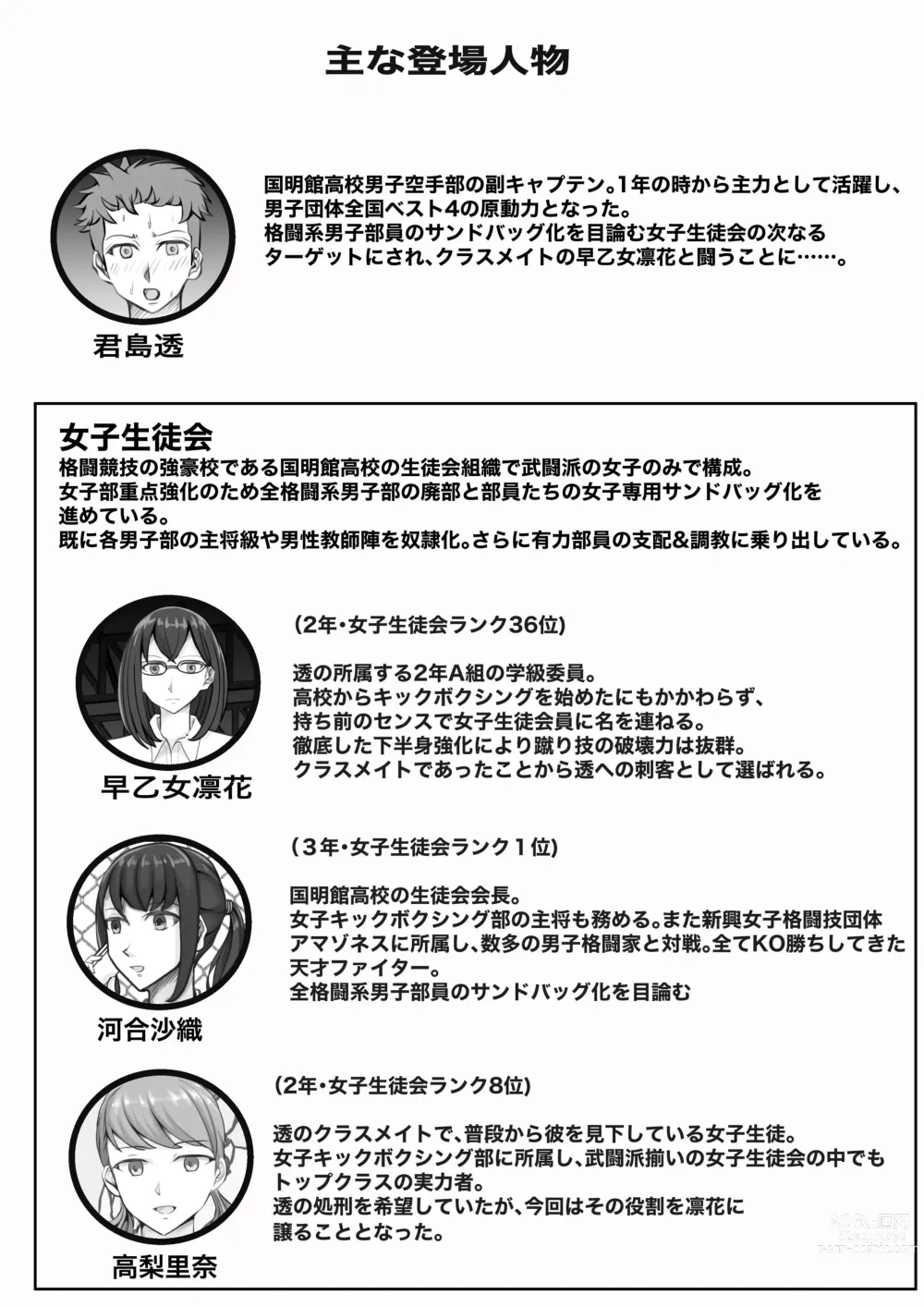 Page 2 of doujinshi Shin Joshi Seito-kai to no Tatakai 2
