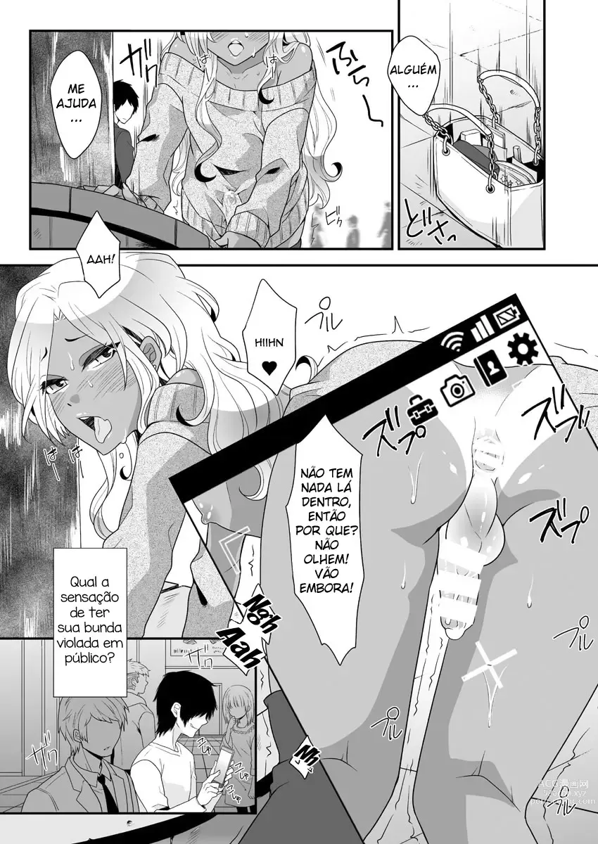 Page 13 of doujinshi Josou Gal Otoko-kun ni Appli de Ecchi na Itazura Shite Mita