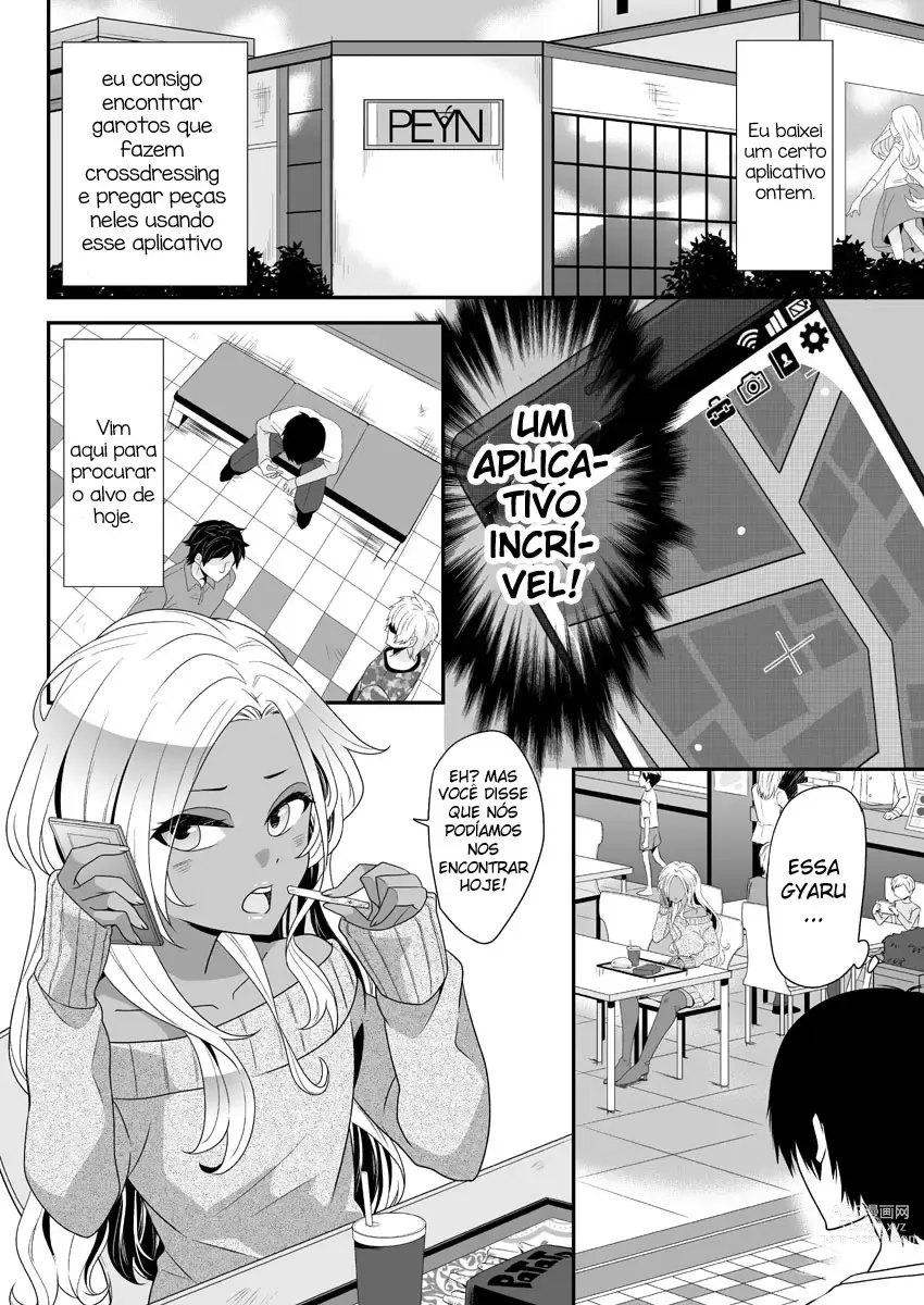 Page 3 of doujinshi Josou Gal Otoko-kun ni Appli de Ecchi na Itazura Shite Mita