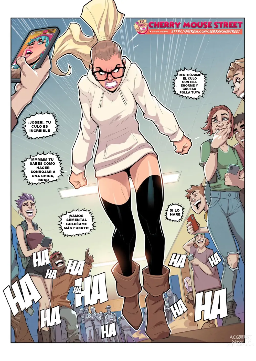 Page 10 of doujinshi Fanny: Bad Cheerleader